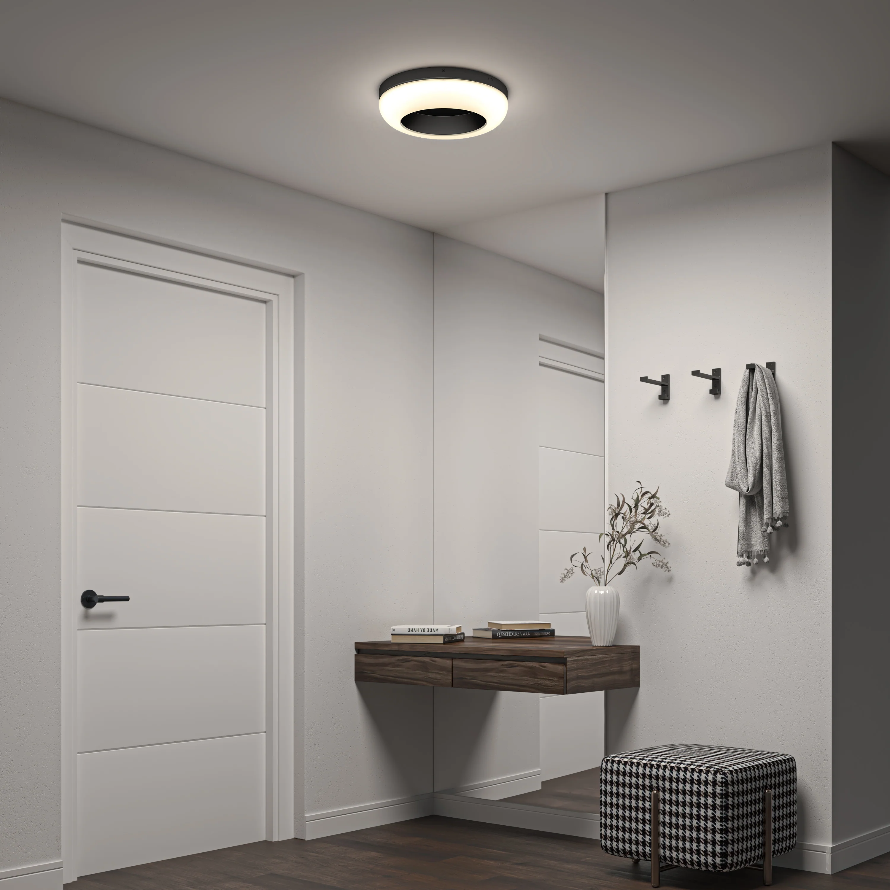 Louka 15 in. (38 cm) Modern LED Flush Mount Ceiling Light 5 CCT - Image 2