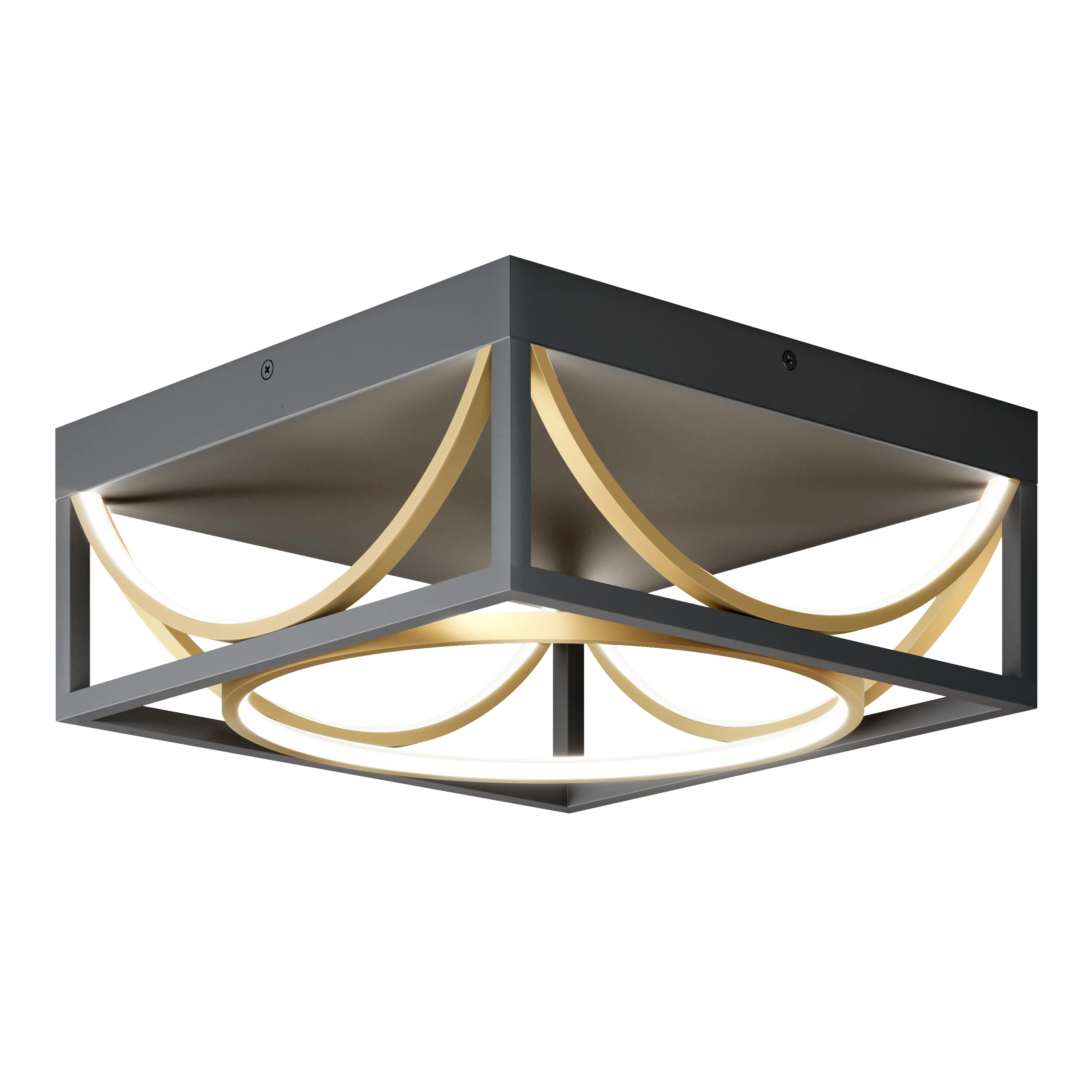 Luxury 13 in. (33 cm) Modern LED Flush Mount Ceiling Light - Image 10