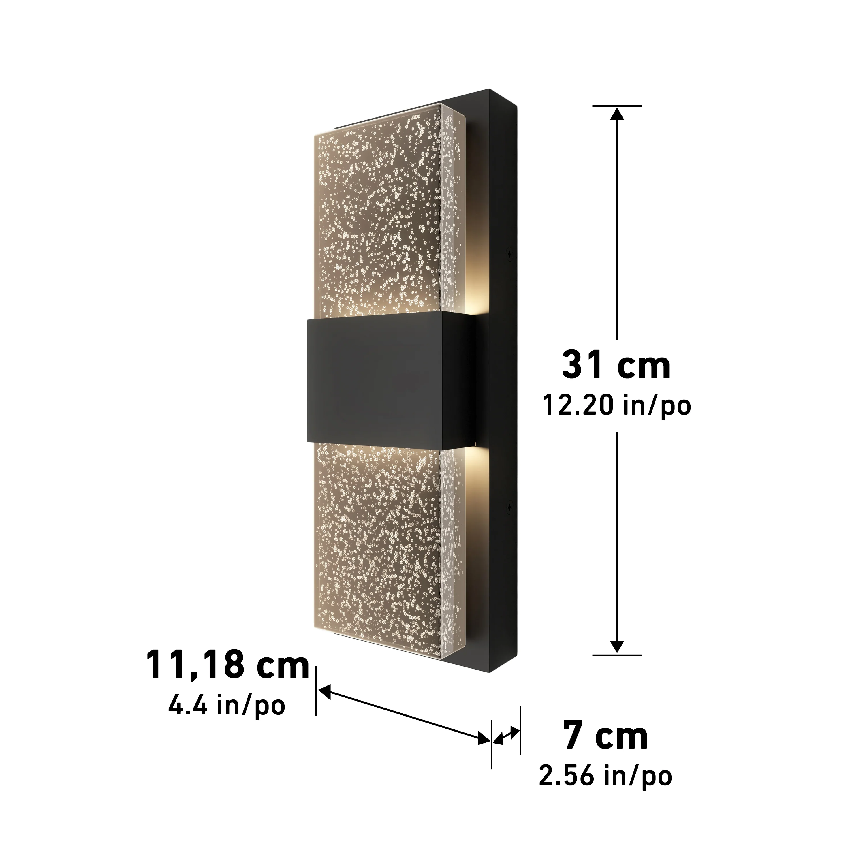Mazza Bubble indoor-outdoor LED wall light - Image 10