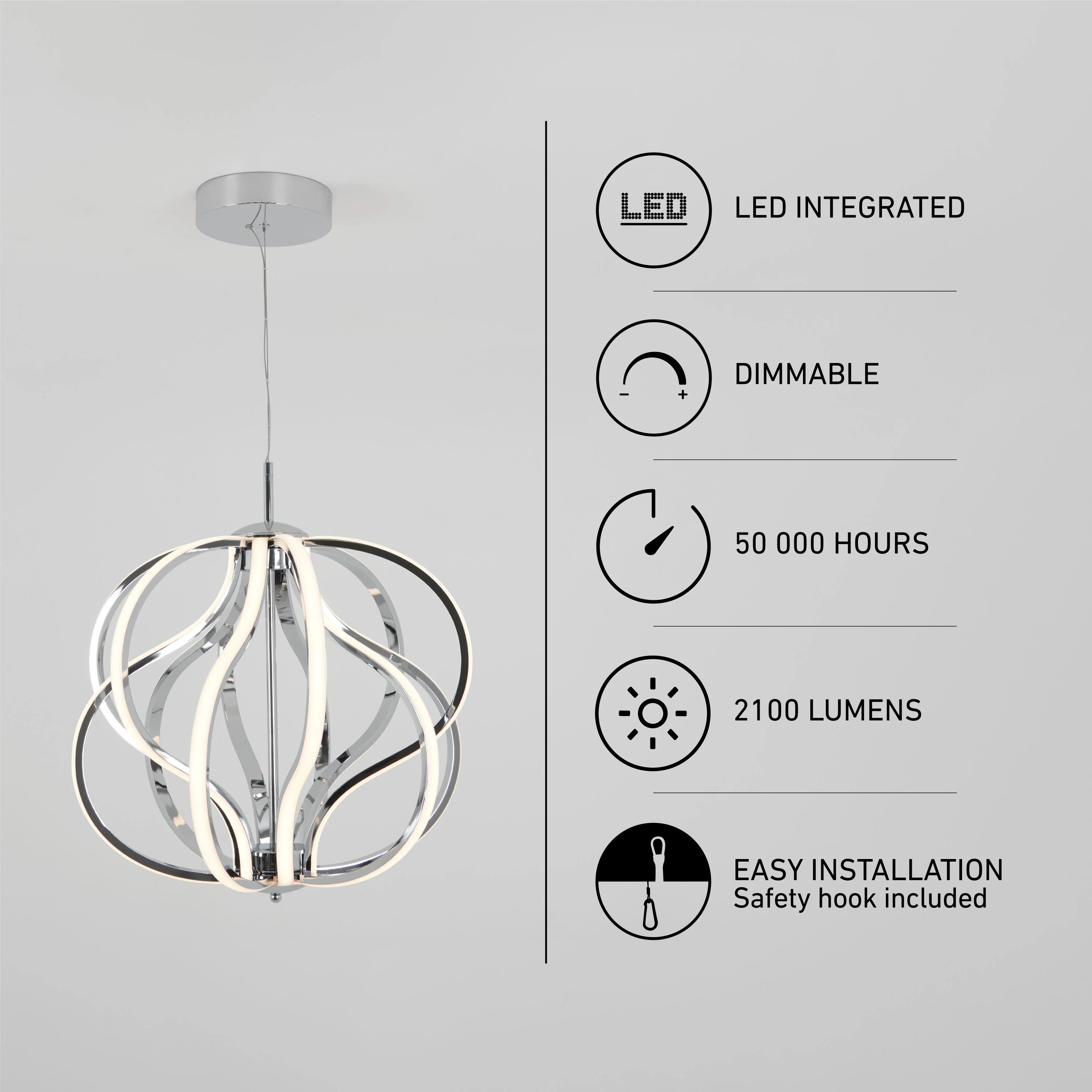 Meridian LED pendant light - Image 20