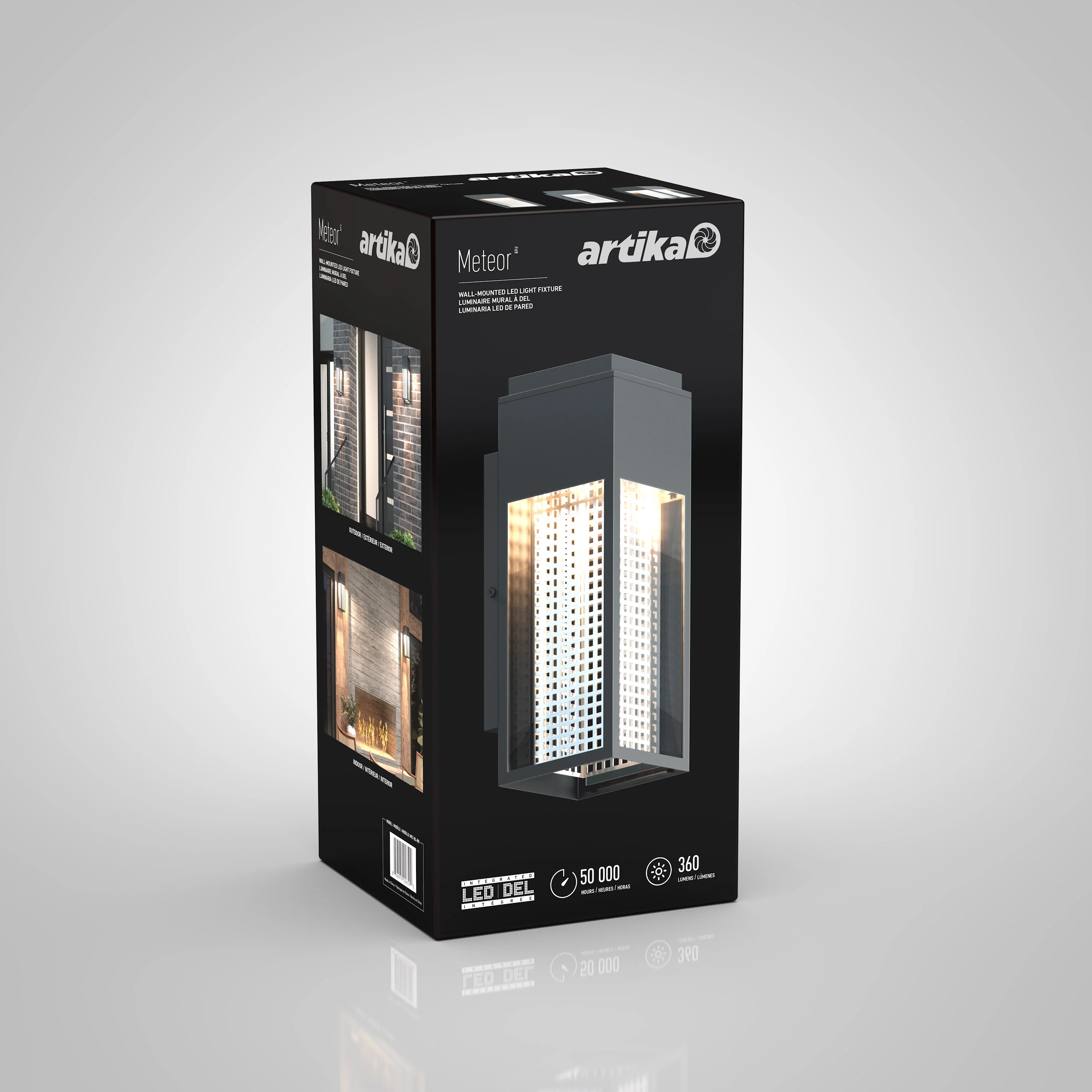 Meteor LED indoor-outdoor wall light - Image 6