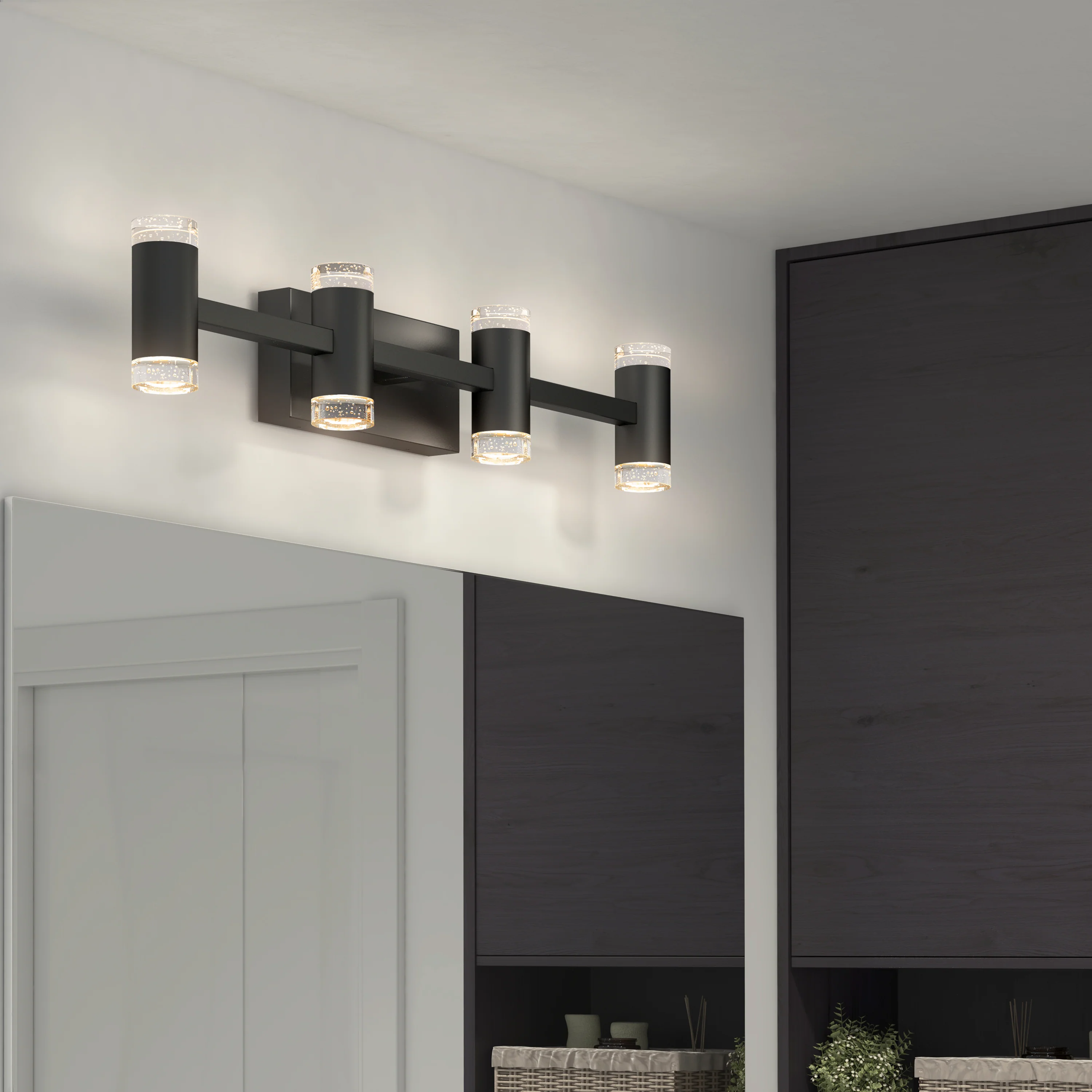 Mist 27-in (67 cm) Integrated LED 5-CCT Vanity Light Bar for Bathroom - Image 12