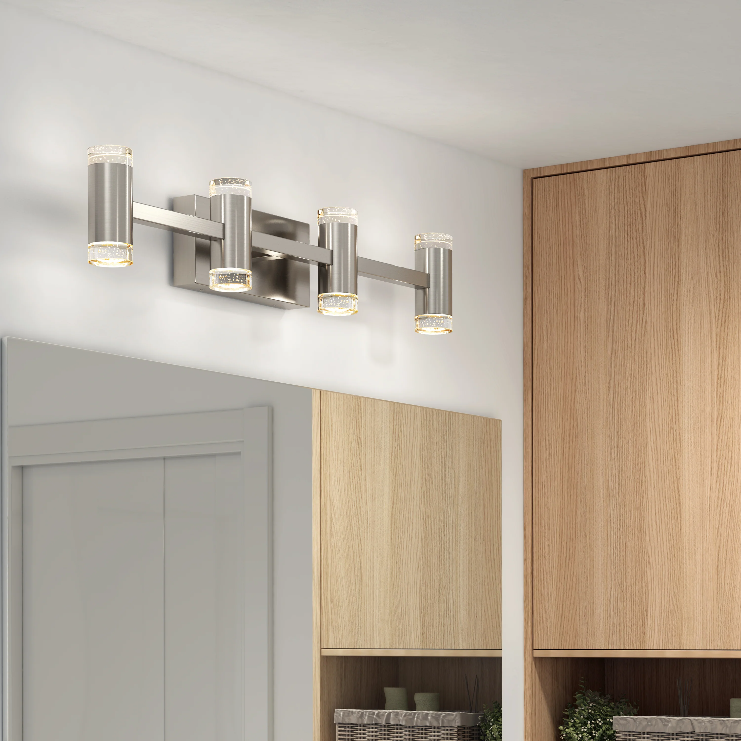 Mist 27-in (67 cm) Integrated LED 5-CCT Vanity Light Bar for Bathroom - Image 29