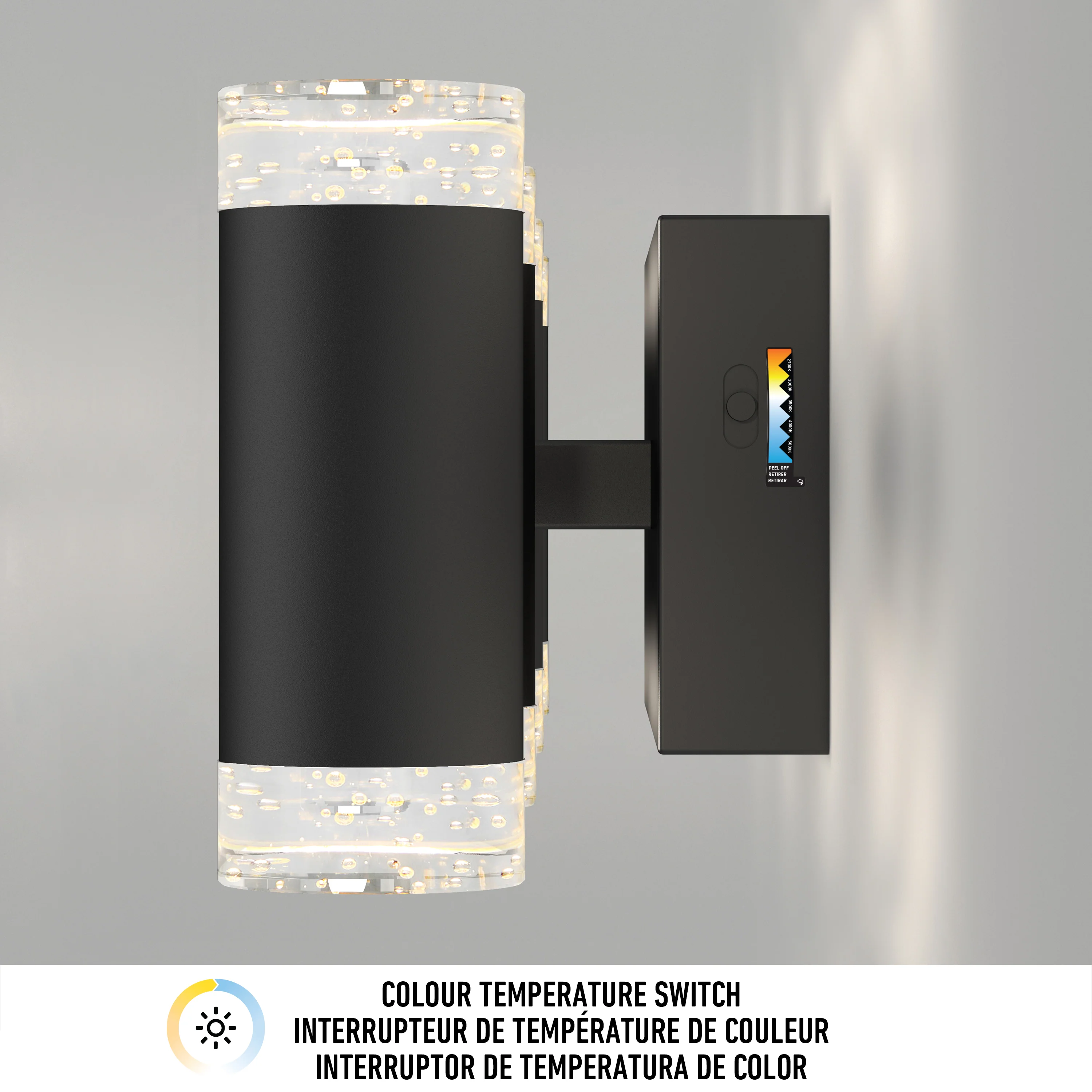 Mist 27-in (67 cm) Integrated LED 5-CCT Vanity Light Bar for Bathroom - Image 8