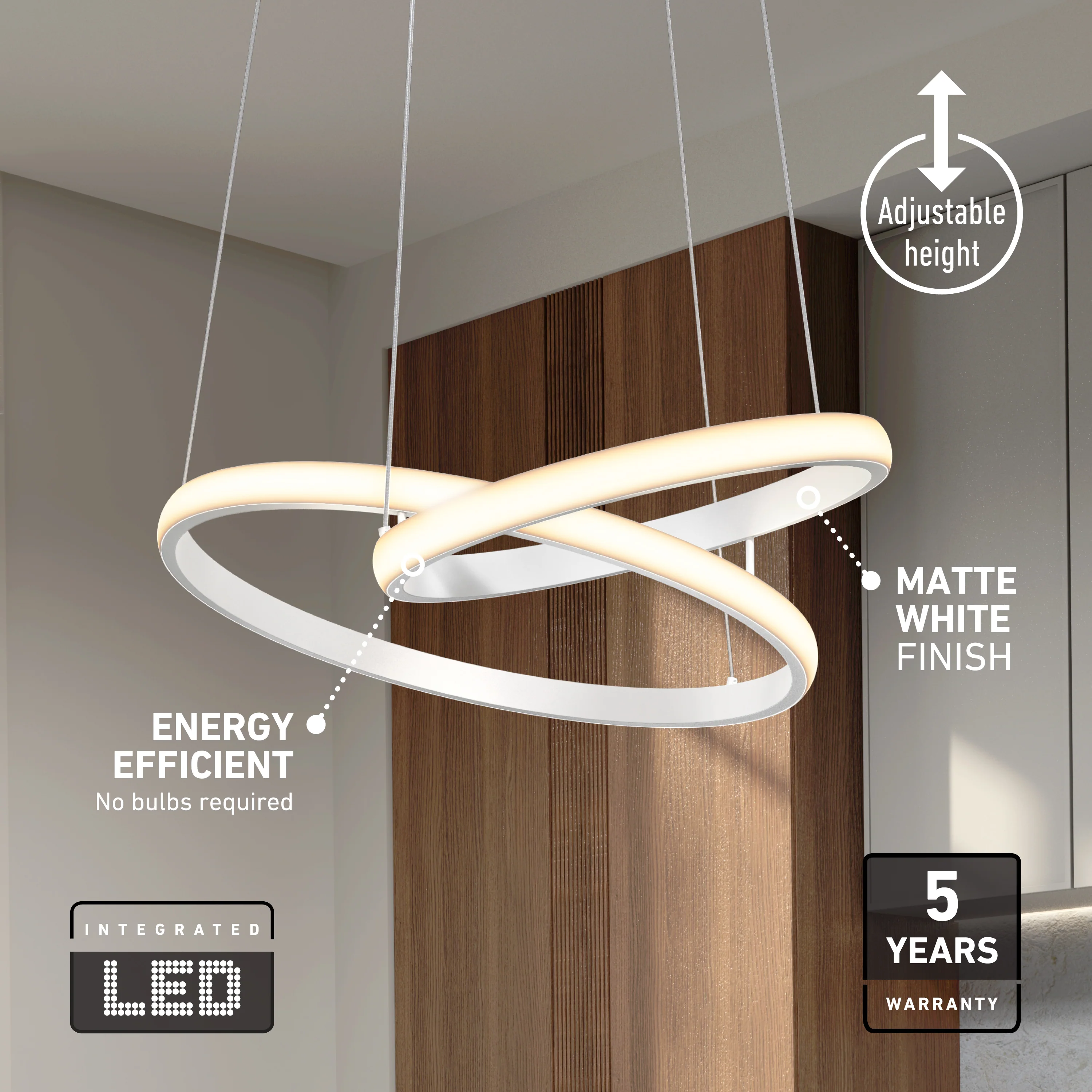 Mora 28" LED Pendant, 5CCT - Image 10