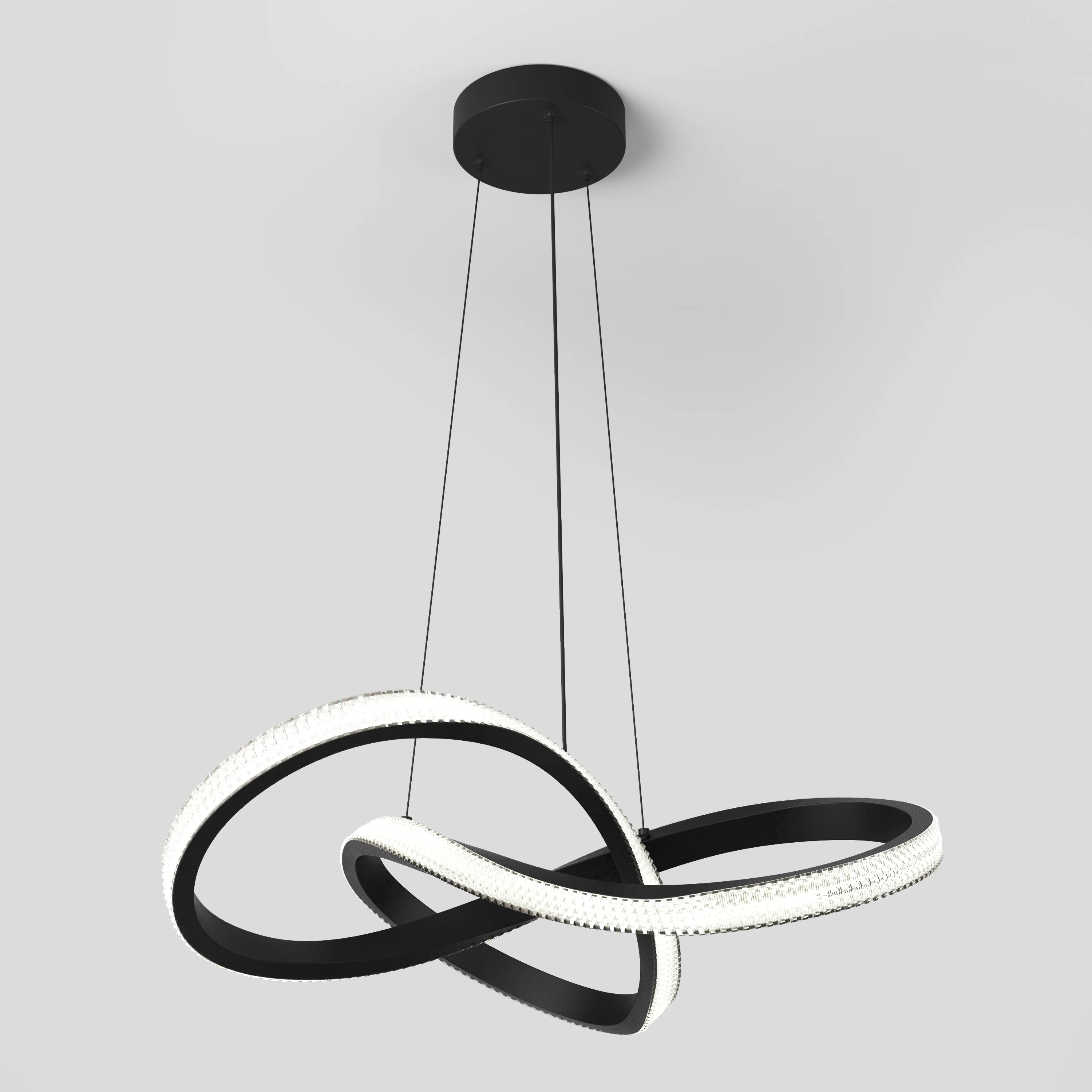 Morgan LED contemporary pendant light 5 CCT - Image 4