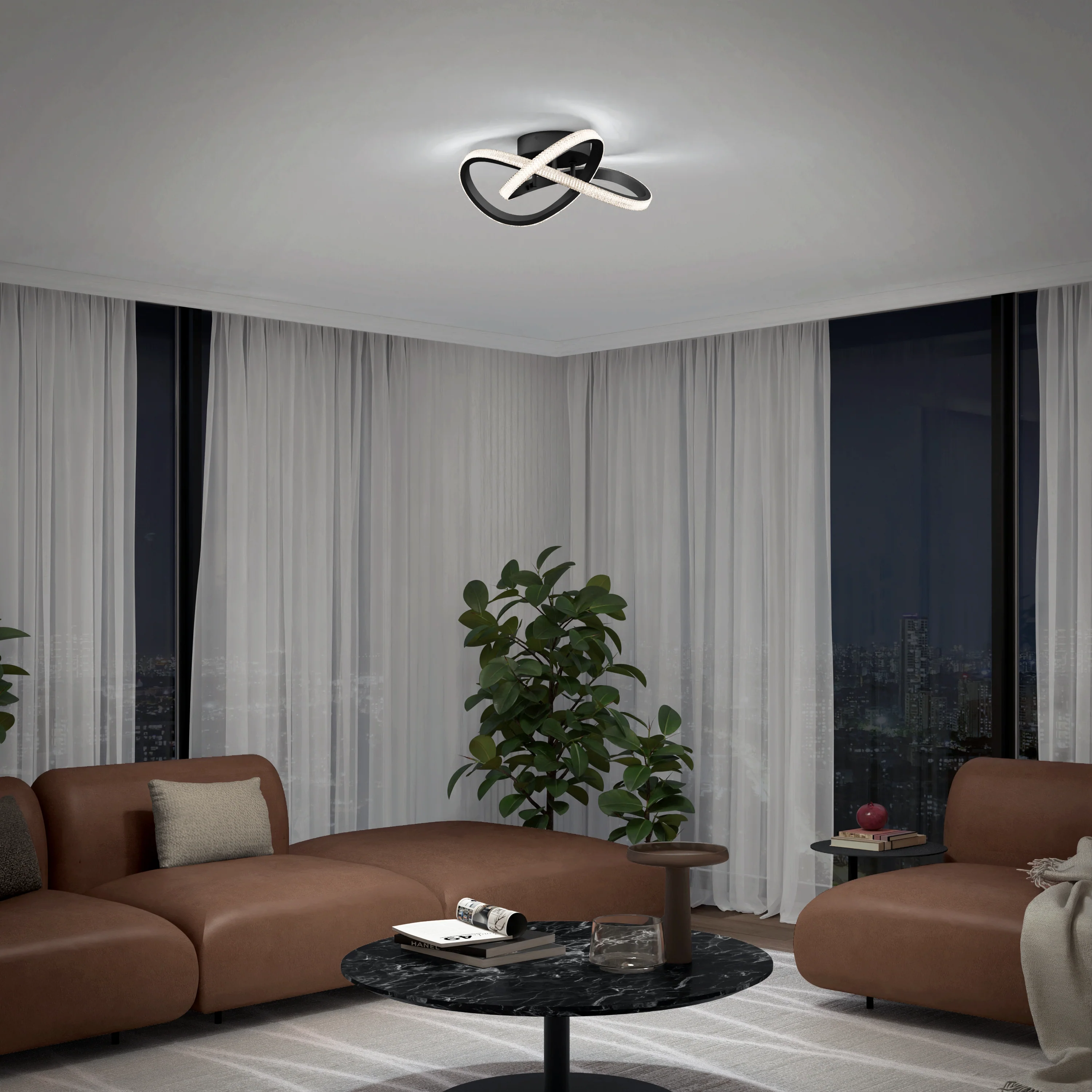Morgan 13 in. (32 cm) Modern LED Flush Mount Ceiling Light 5 CCT - Image 2