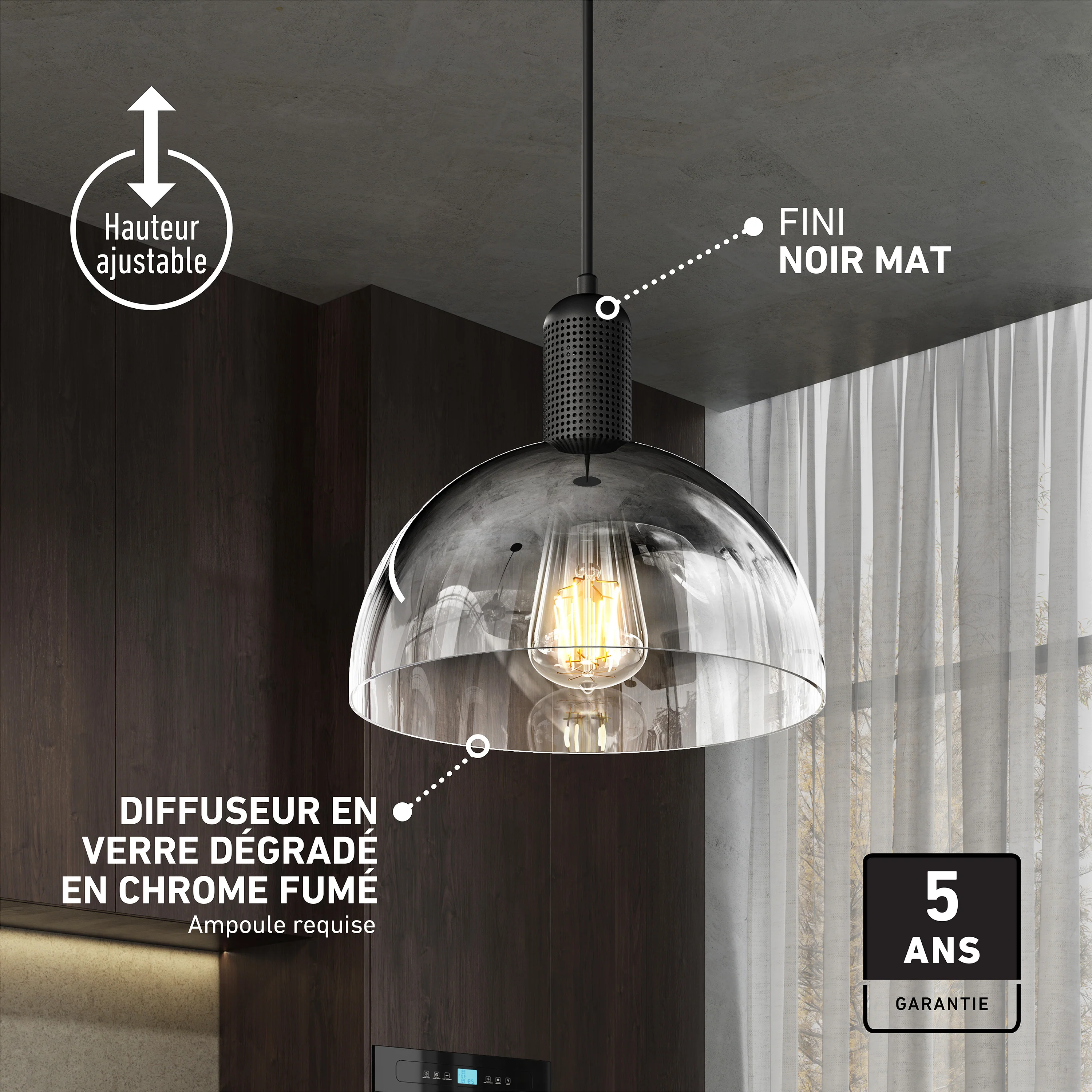 Nella Pendant without Bulbs - Image 8