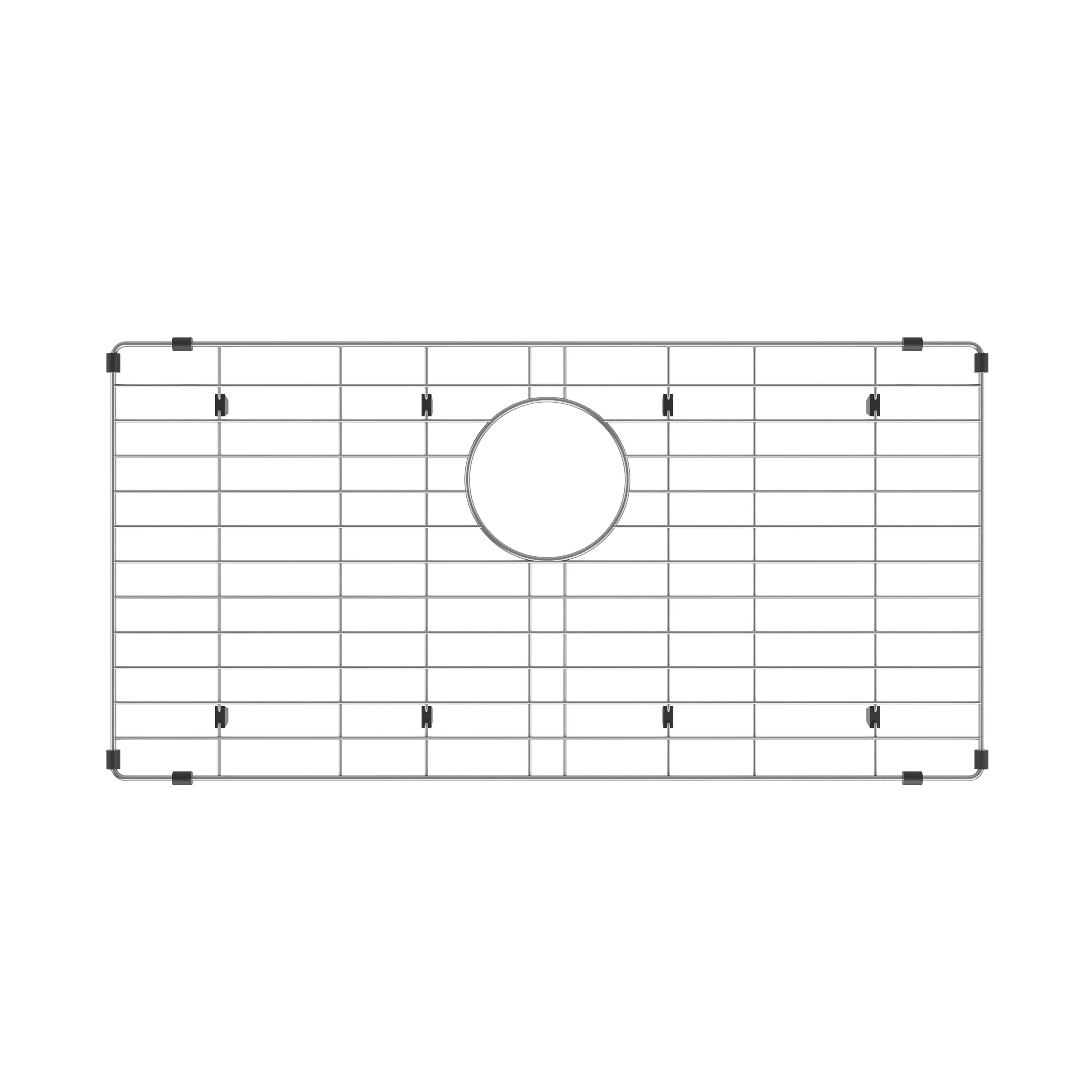 Newport single bowl 31 in. stainless steel workstation sink - Image 9