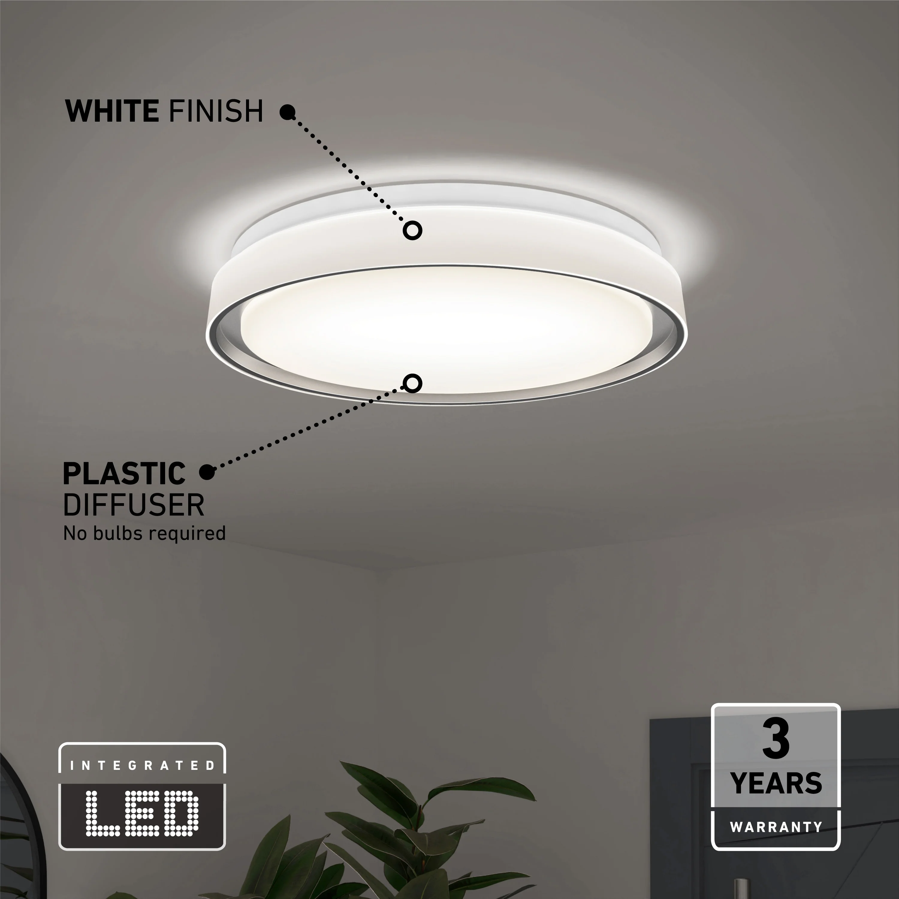 Niko 15 in. (39 cm) Modern LED Flush Mount Ceiling Light 5 CCT - Image 7