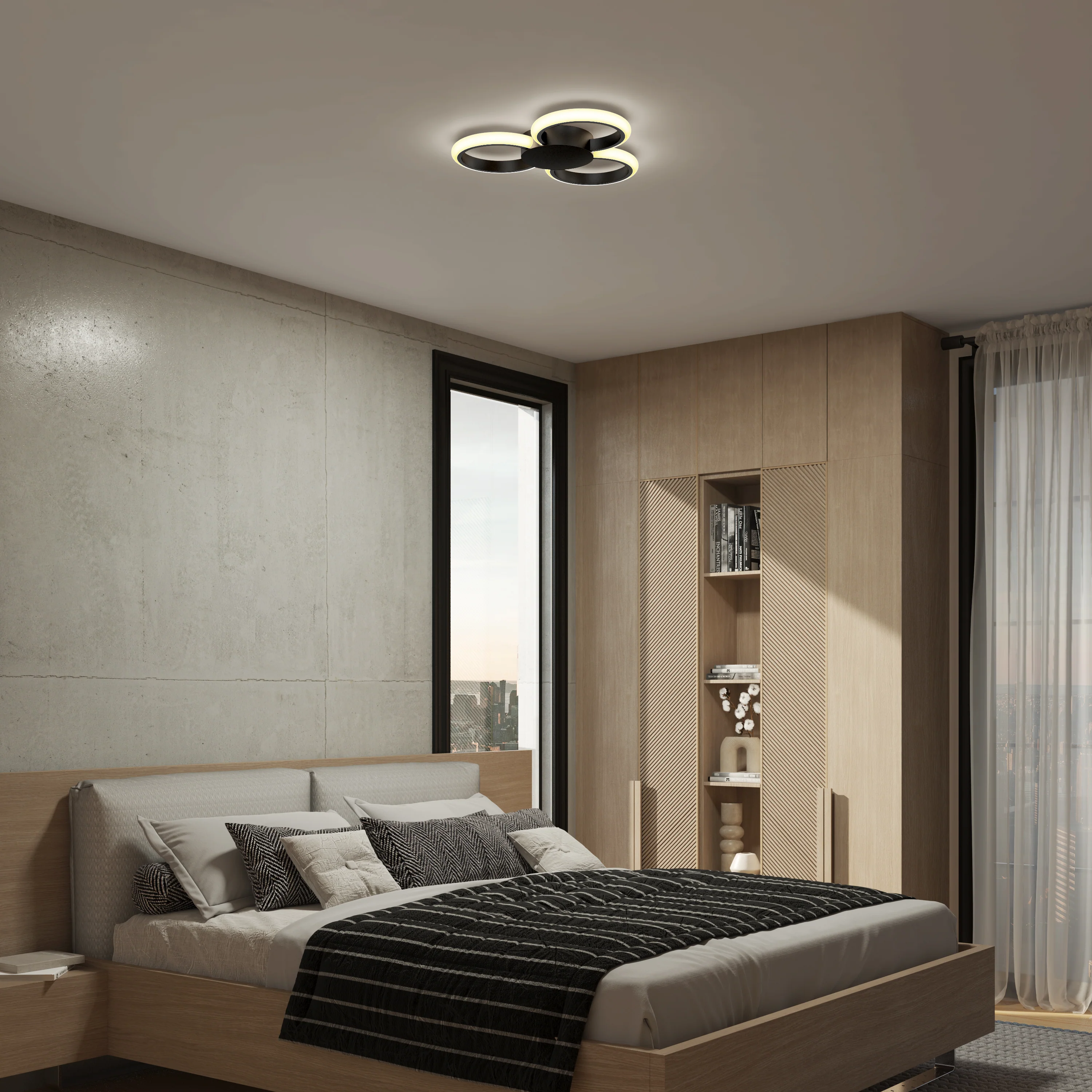 Nyala 15 in. (38 cm) Modern LED Flush Mount Ceiling Light 5 CCT - Image 13