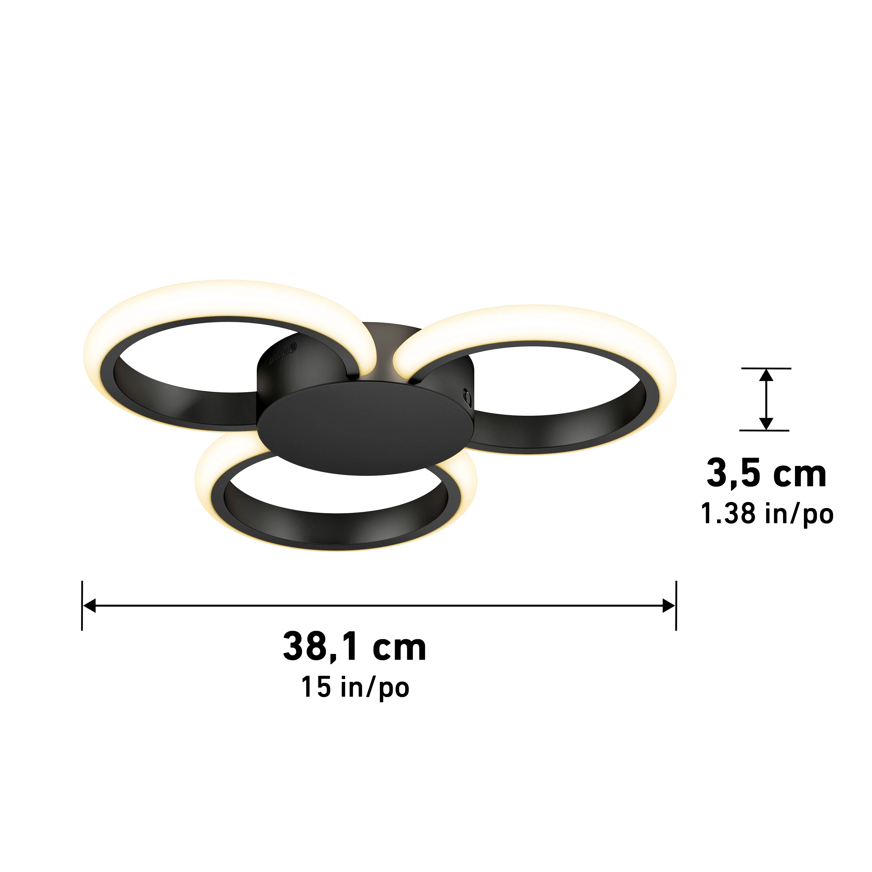 Nyala 15 in. (38 cm) Modern LED Flush Mount Ceiling Light 5 CCT - Image 18