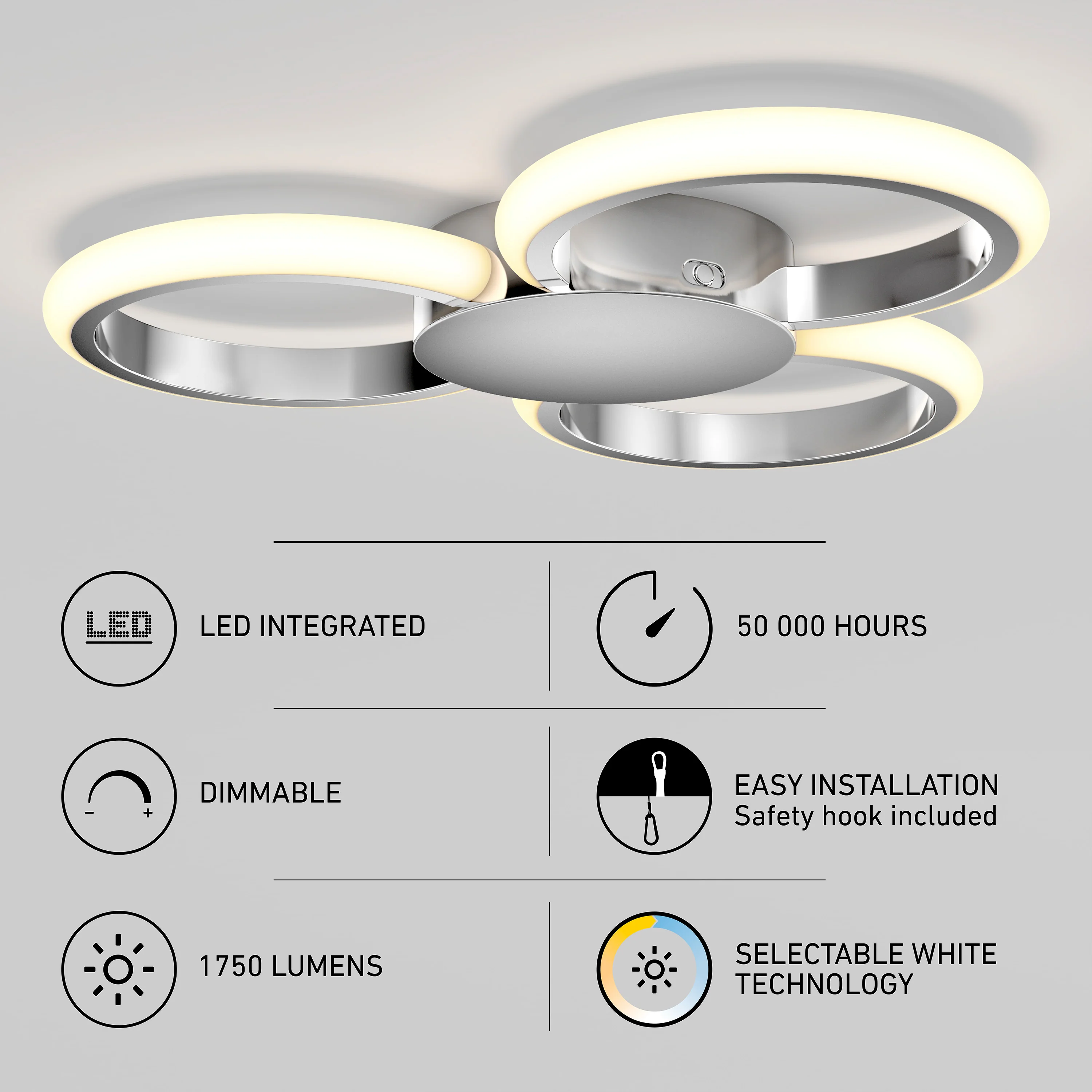 Nyala 15 in. (38 cm) Modern LED Flush Mount Ceiling Light 5 CCT - Image 27