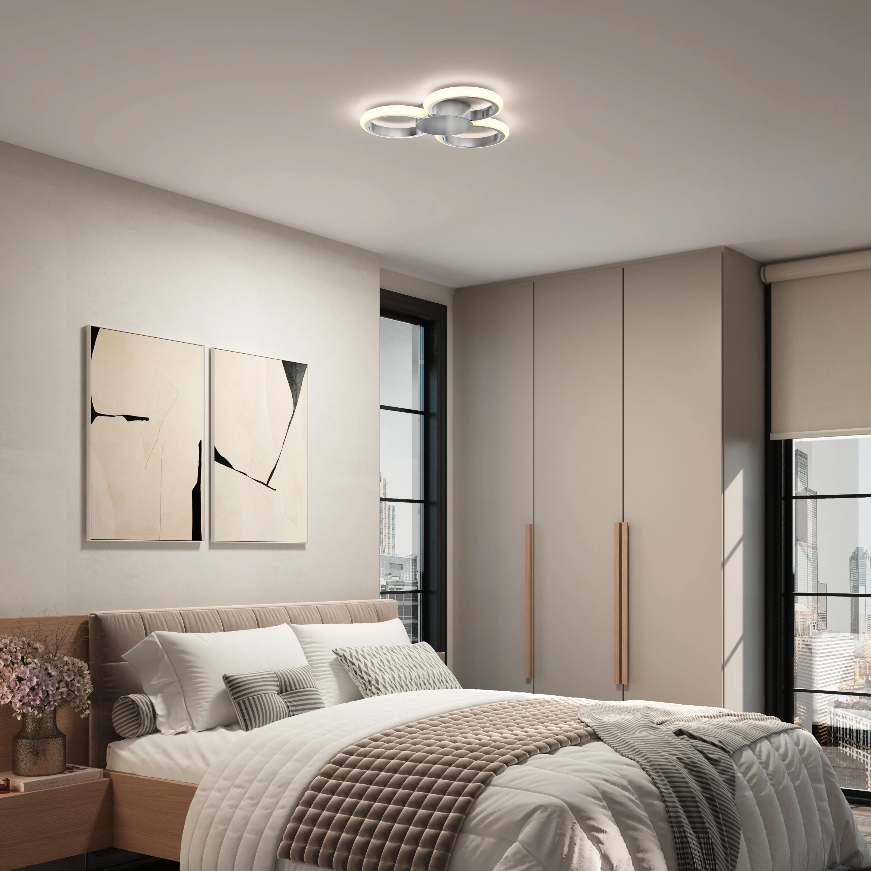 Nyala 15 in. (38 cm) Modern LED Flush Mount Ceiling Light 5 CCT - Image 31