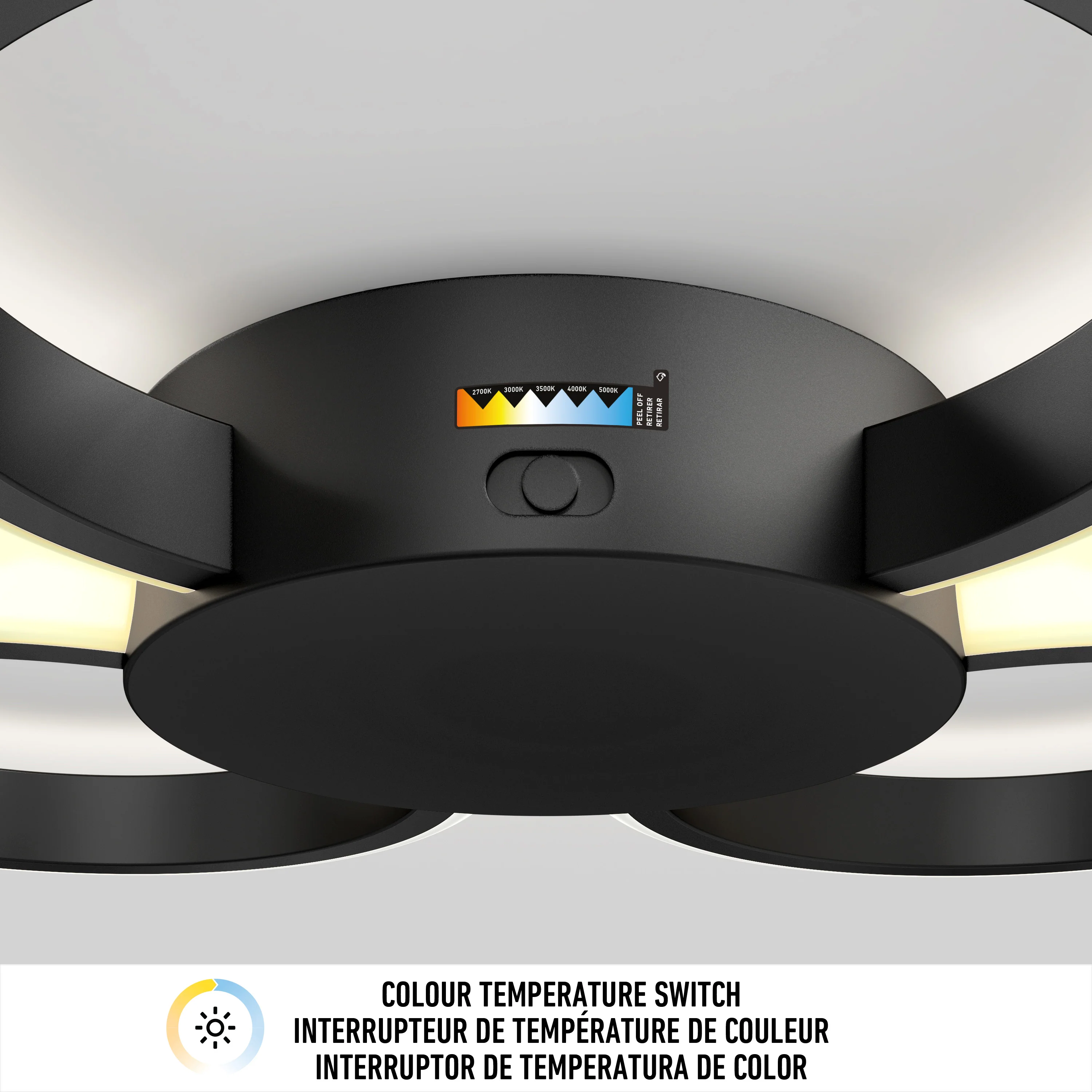 Nyala 15 in. (38 cm) Modern LED Flush Mount Ceiling Light 5 CCT - Image 7