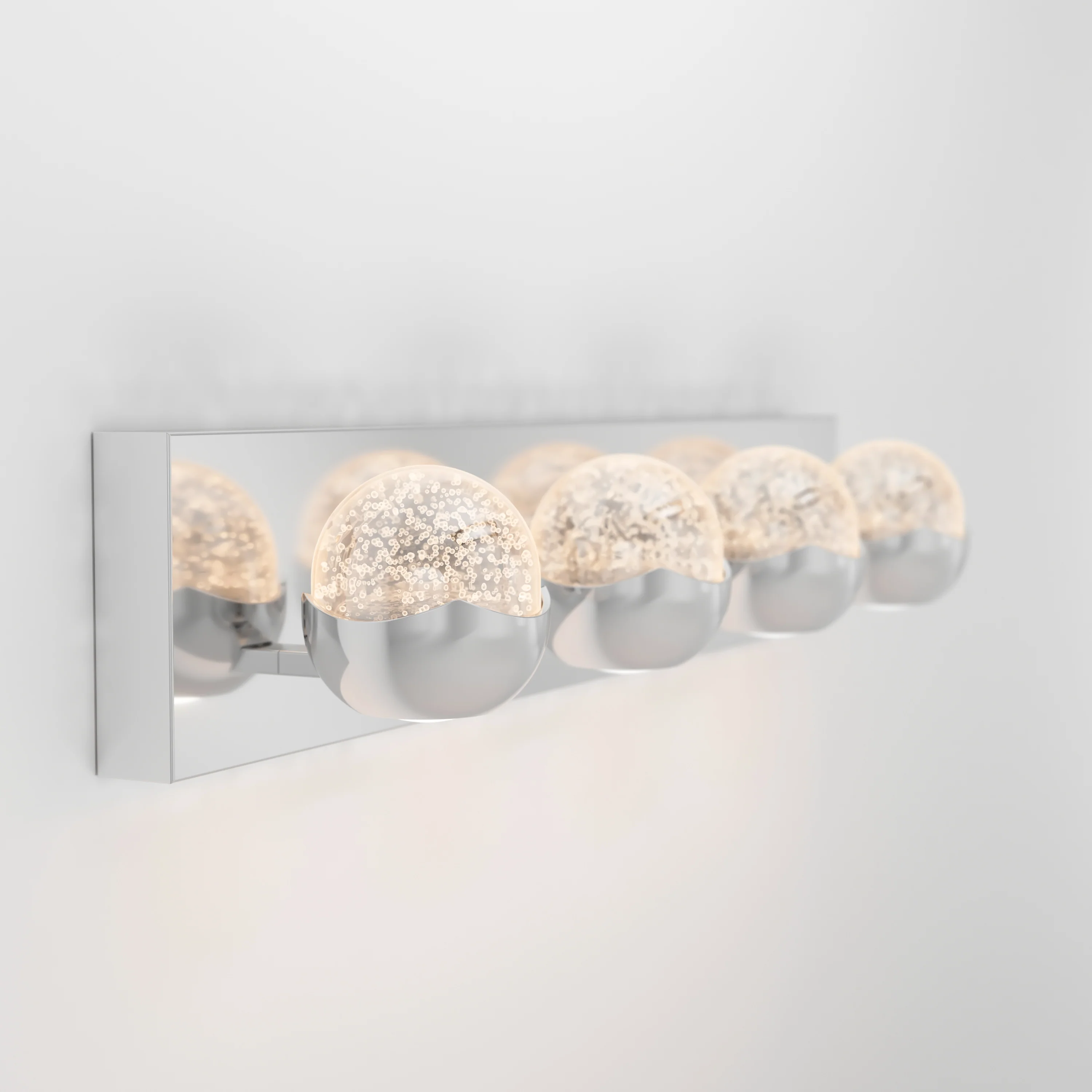 Oracle 27-in (69 cm) 4-Light Modern LED Vanity Light for Bathroom - Image 5