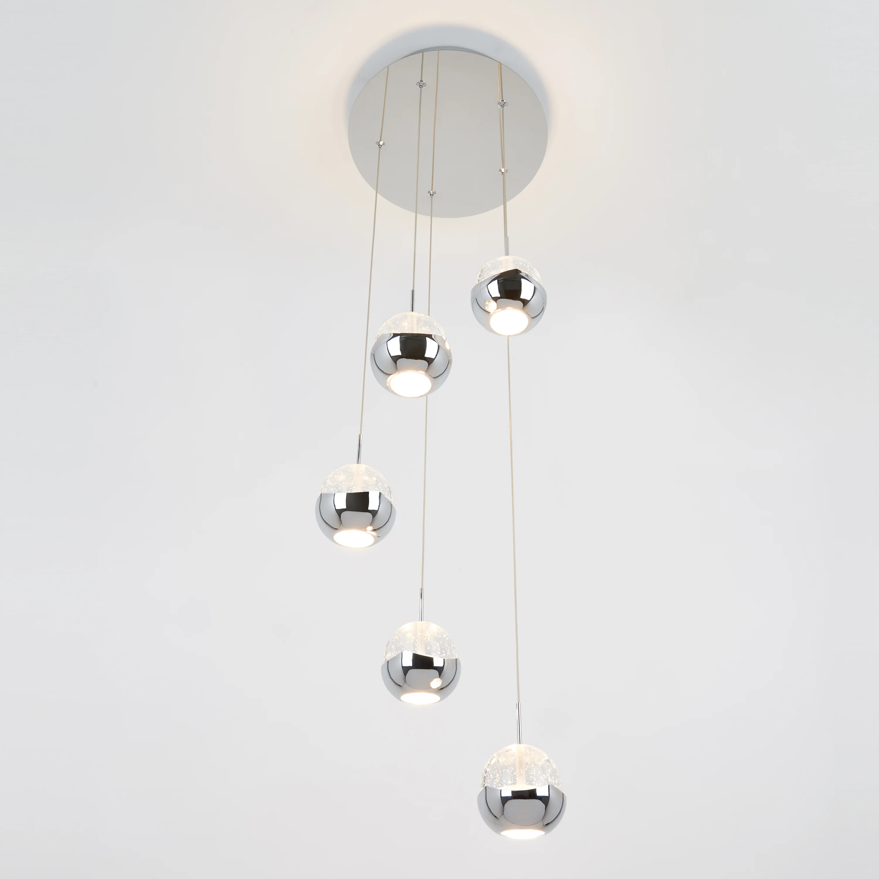 Oracle modern 5-light LED pendant light
