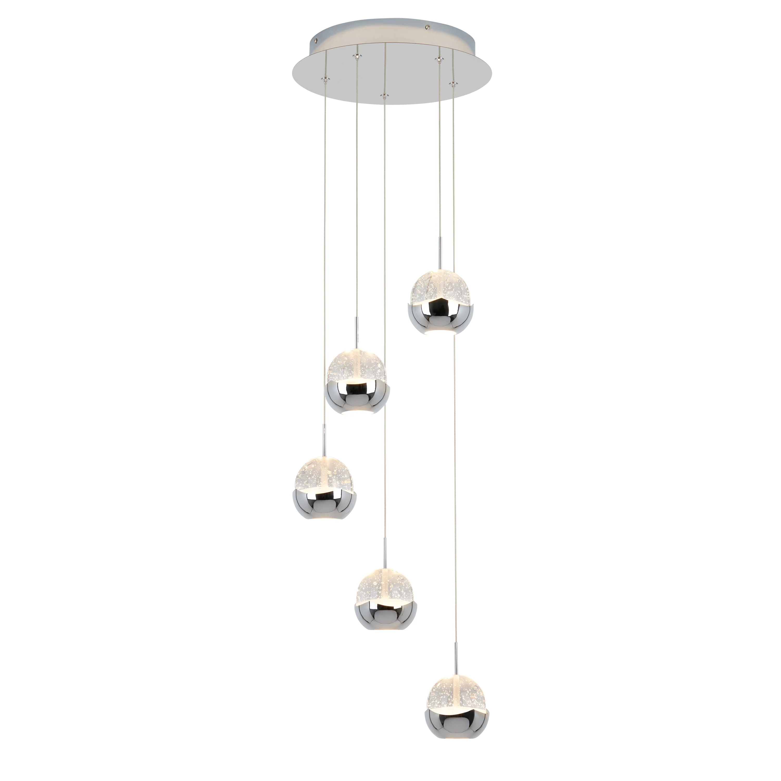 Oracle modern 5-light LED pendant light - Image 6
