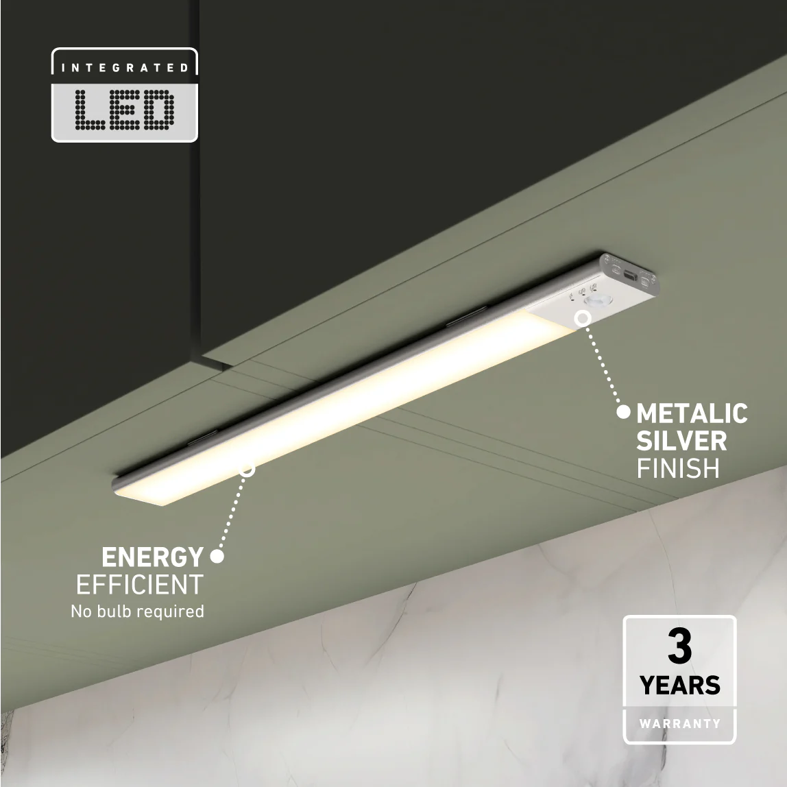 Outline under cabinet LED light 3CCT - pack of 3 - Image 17