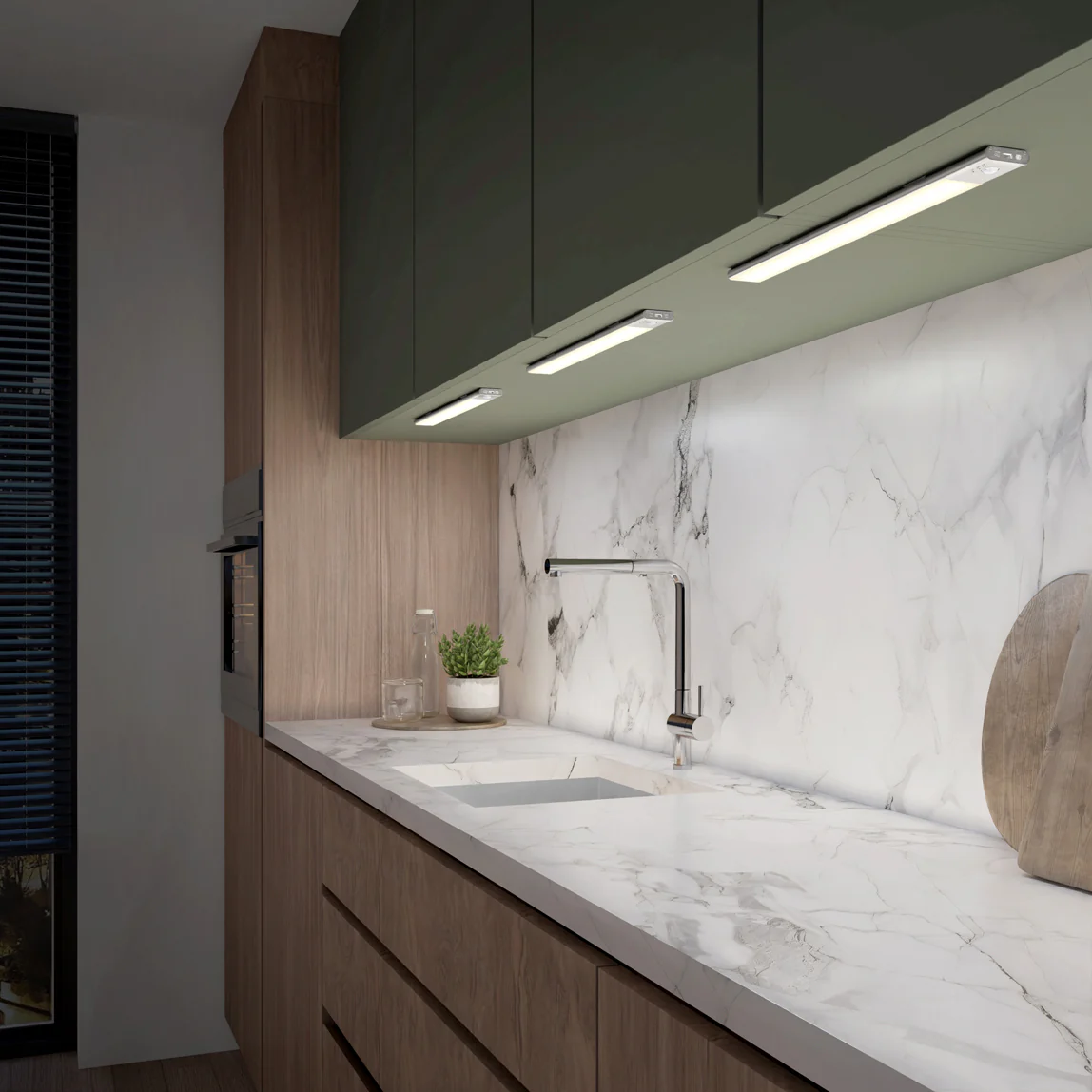 Outline under cabinet LED light 3CCT - pack of 3 - Image 7
