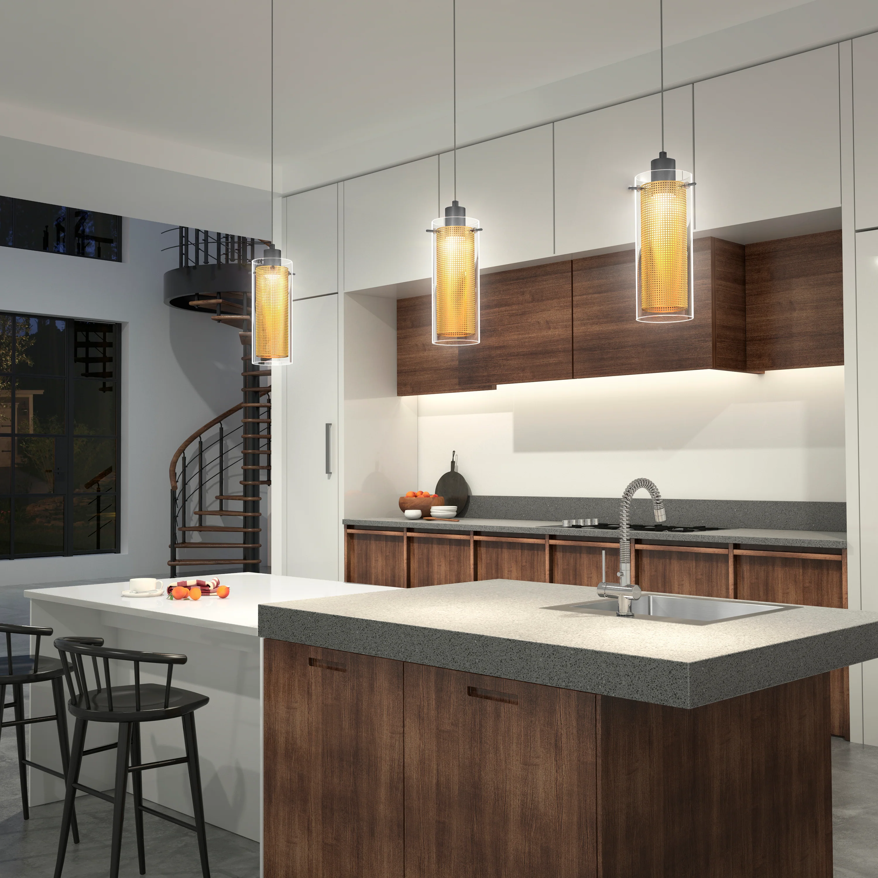 Oxion 1-light LED pendant - Image 2