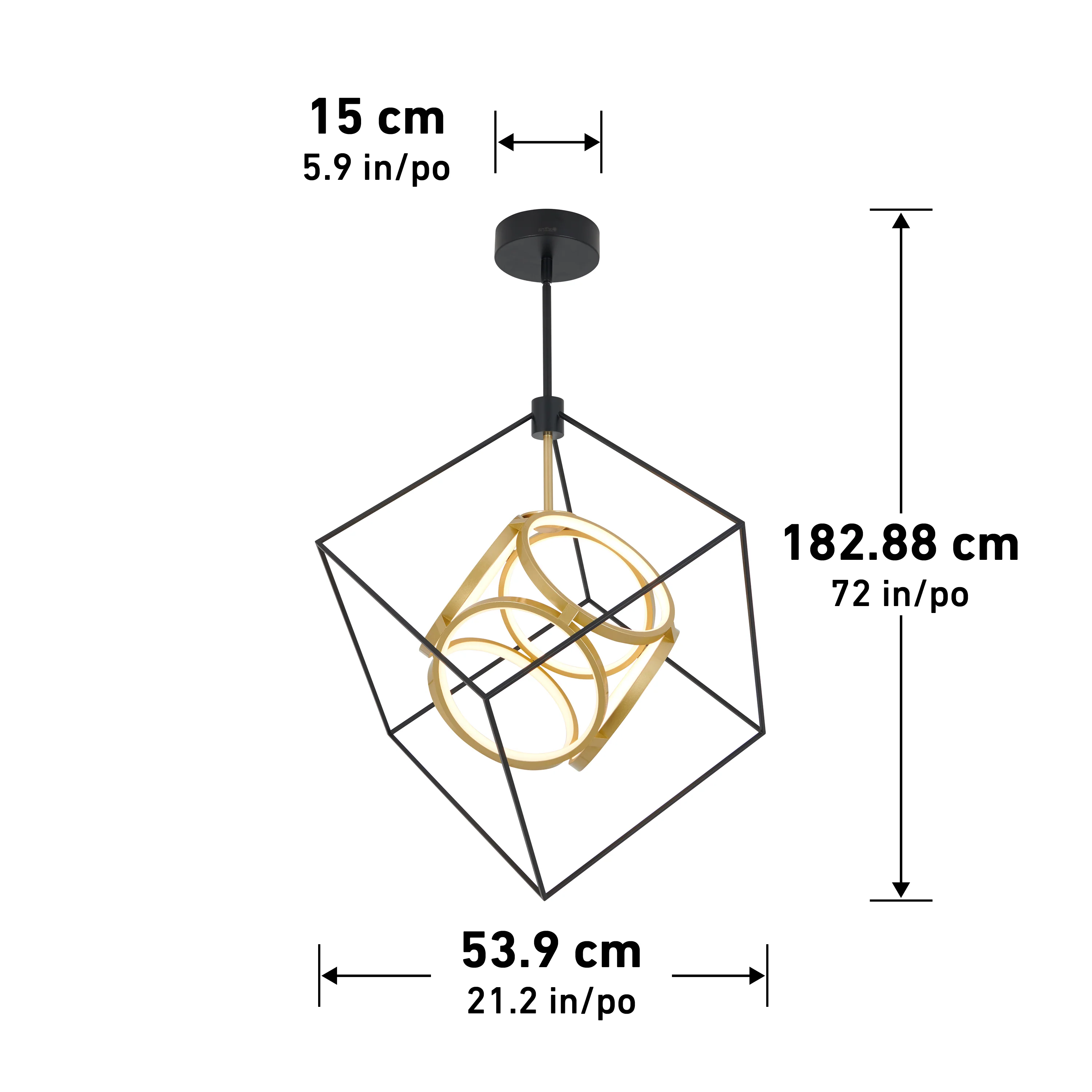 Oxion 1-light LED pendant - Image 8