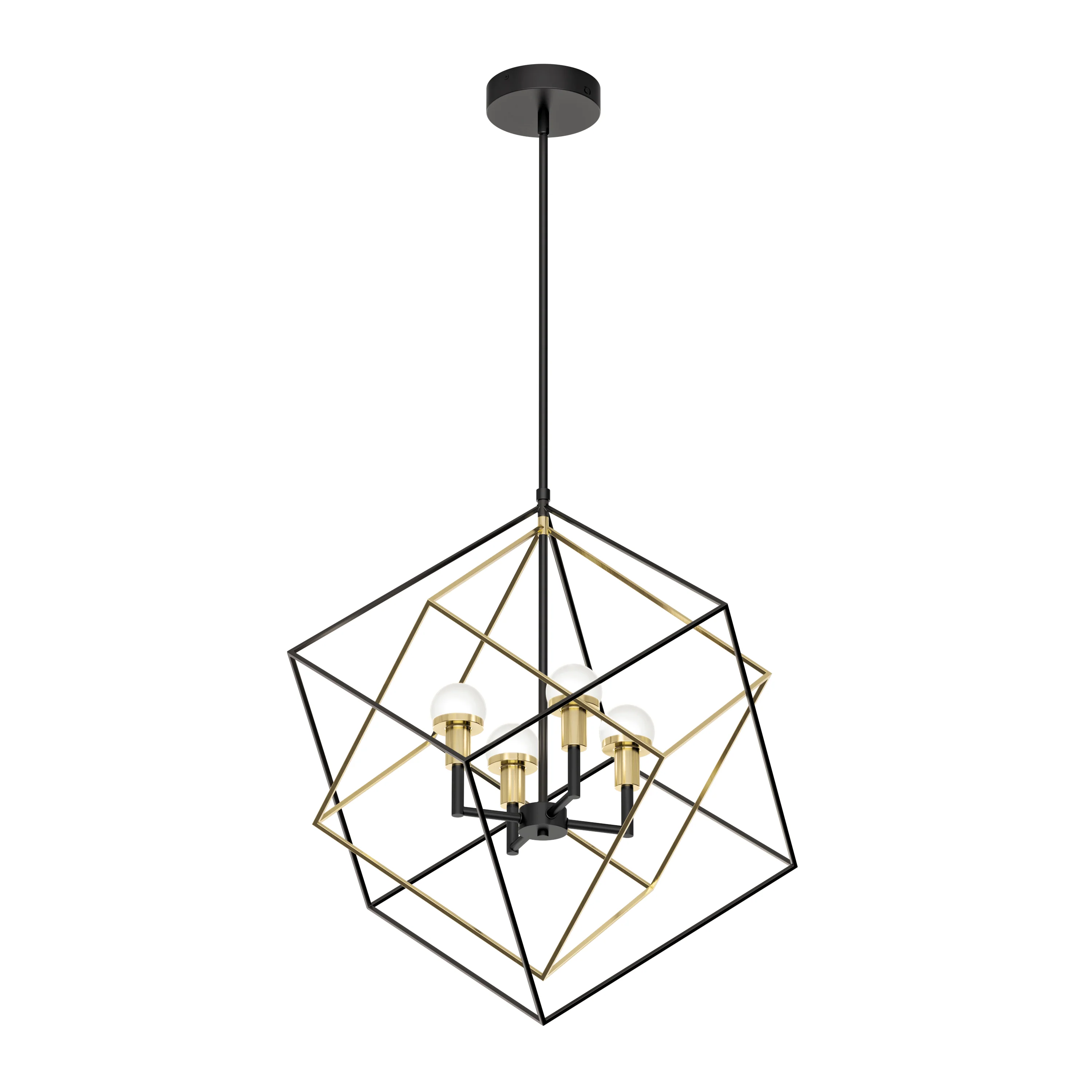 Peyton LED modern mid-century pendant light - Image 16