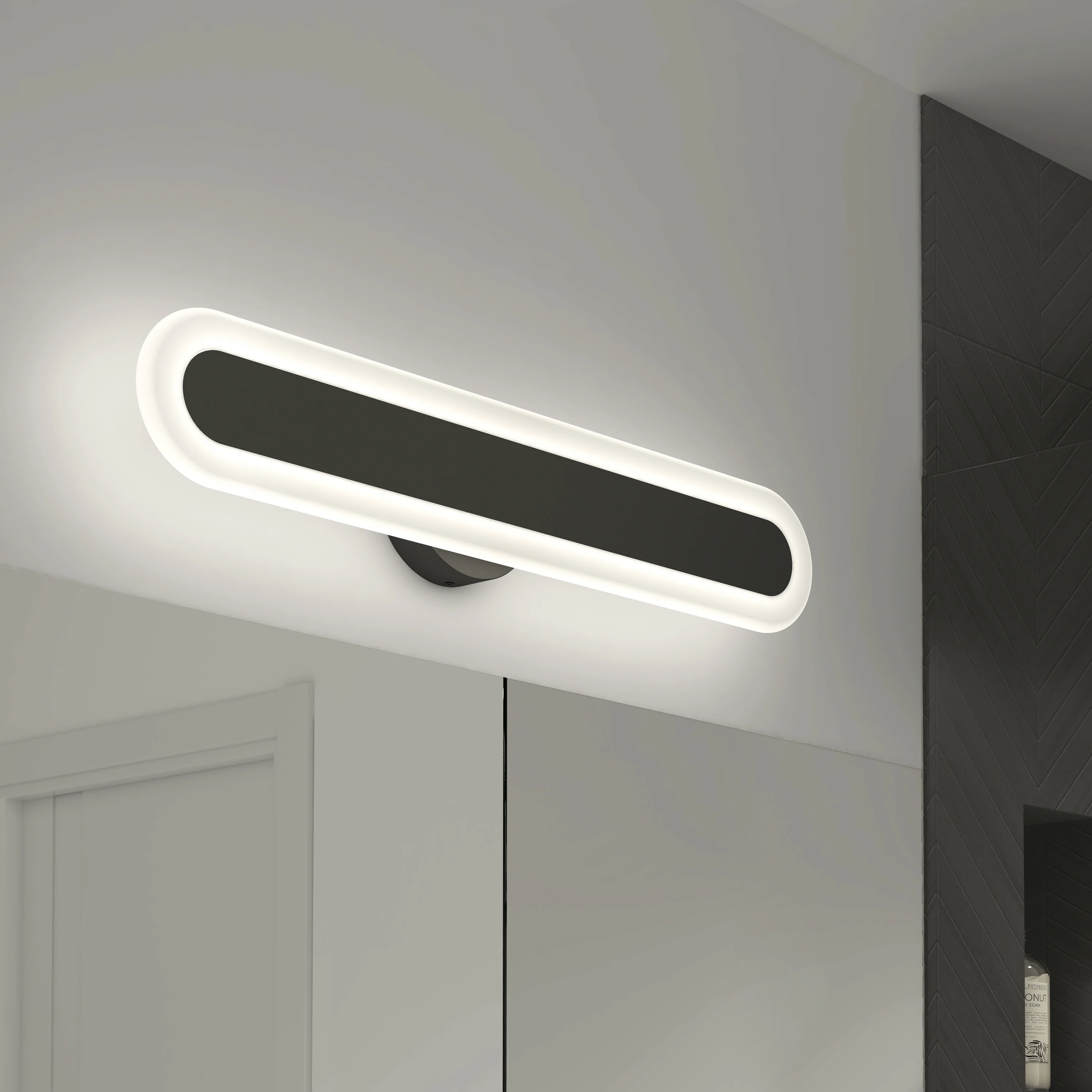 Pista 27-in (69 cm) Integrated LED 5-CCT Vanity Light Bar for Bathroom - Image 13