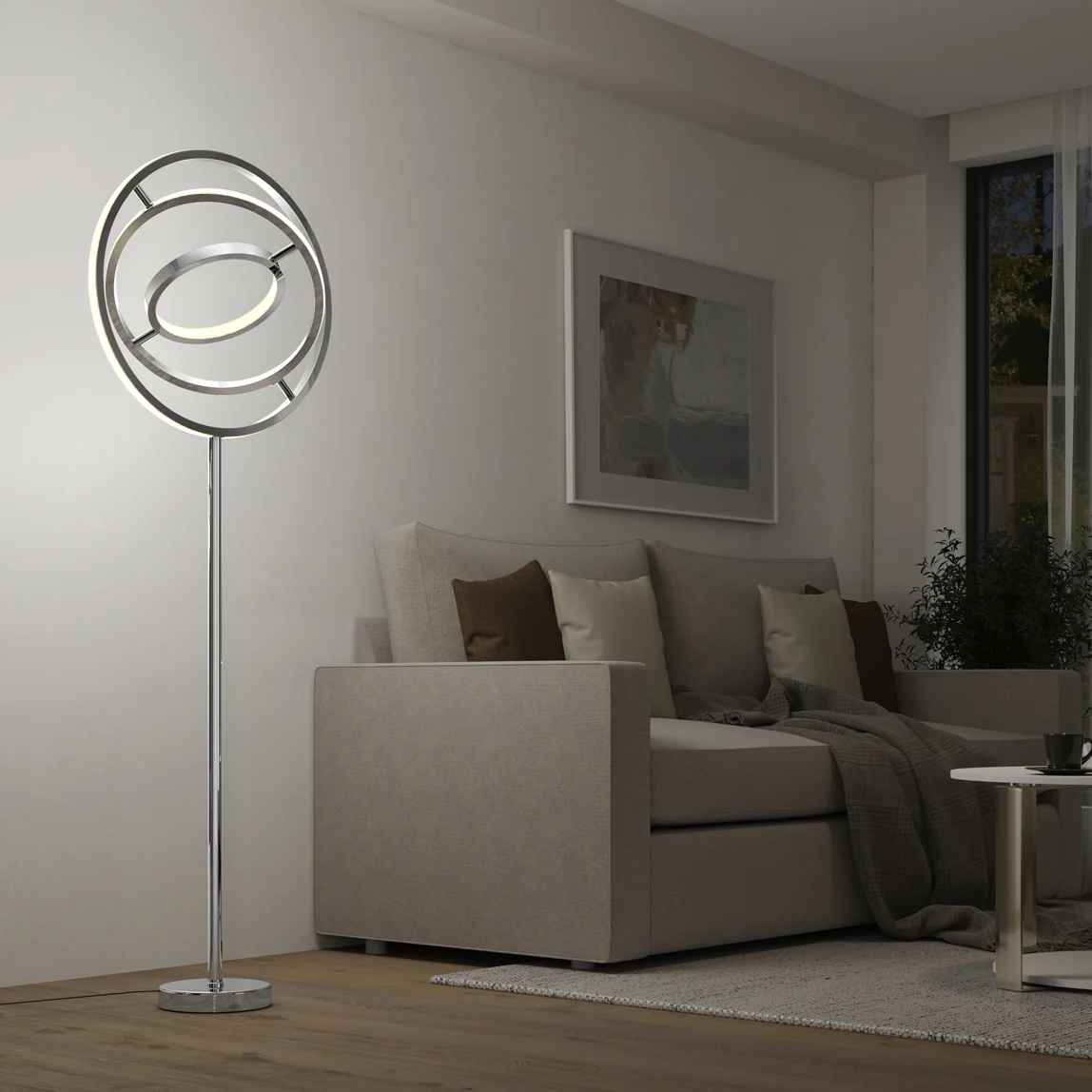 Pivot modern LED floor lamp 3 CCT - Image 10