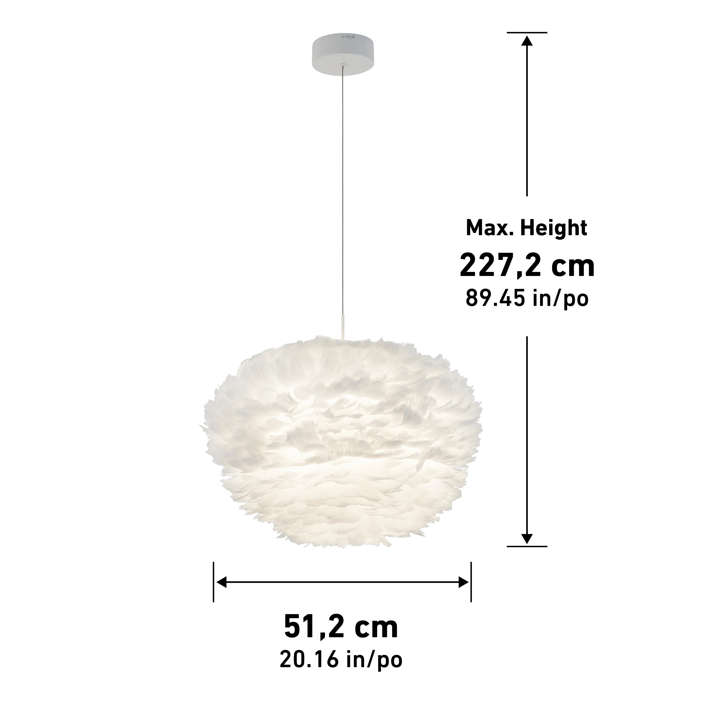 Plume LED pendant light - Image 14