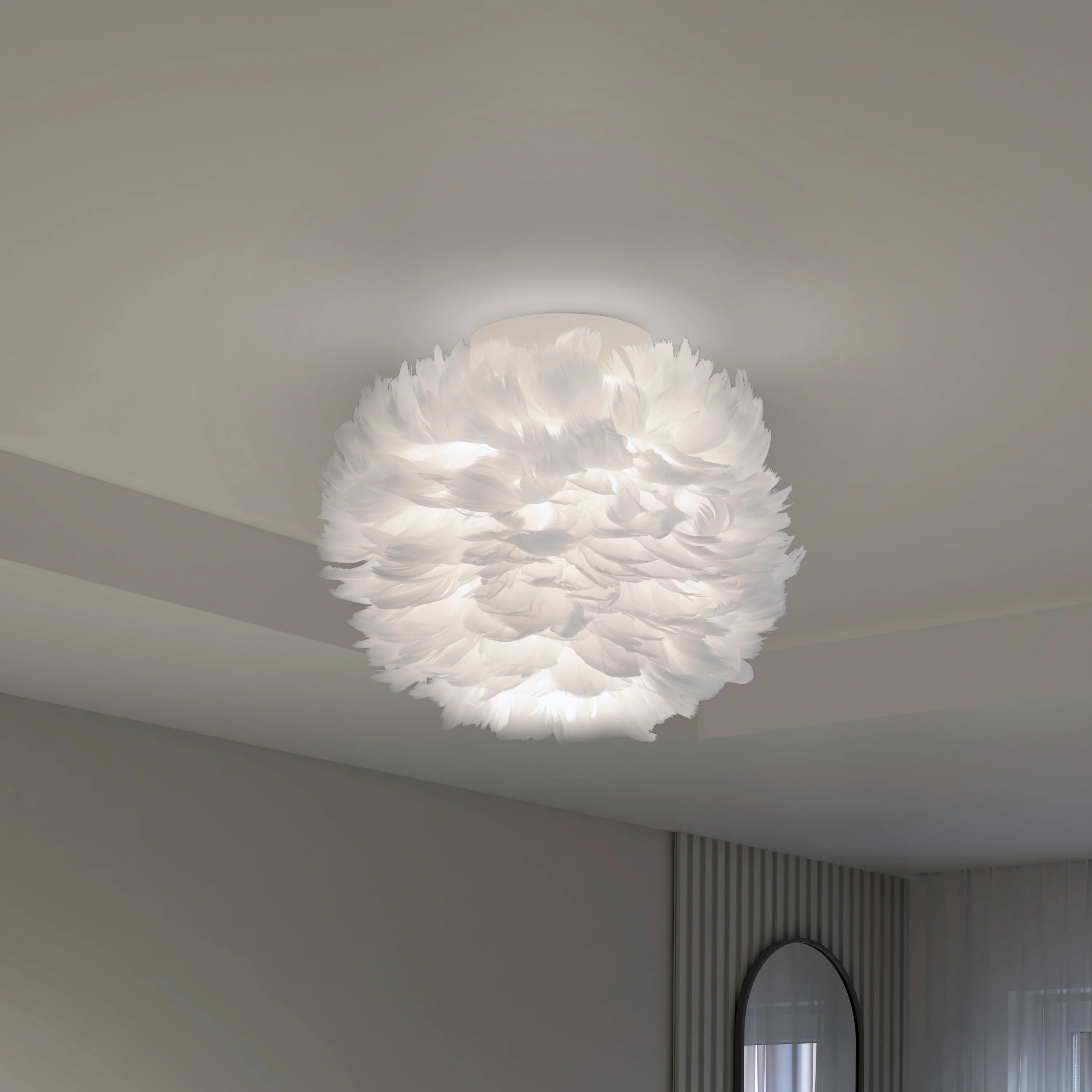 Plume 12 in. (31 cm) Modern LED Flush Mount Ceiling Light - Image 11