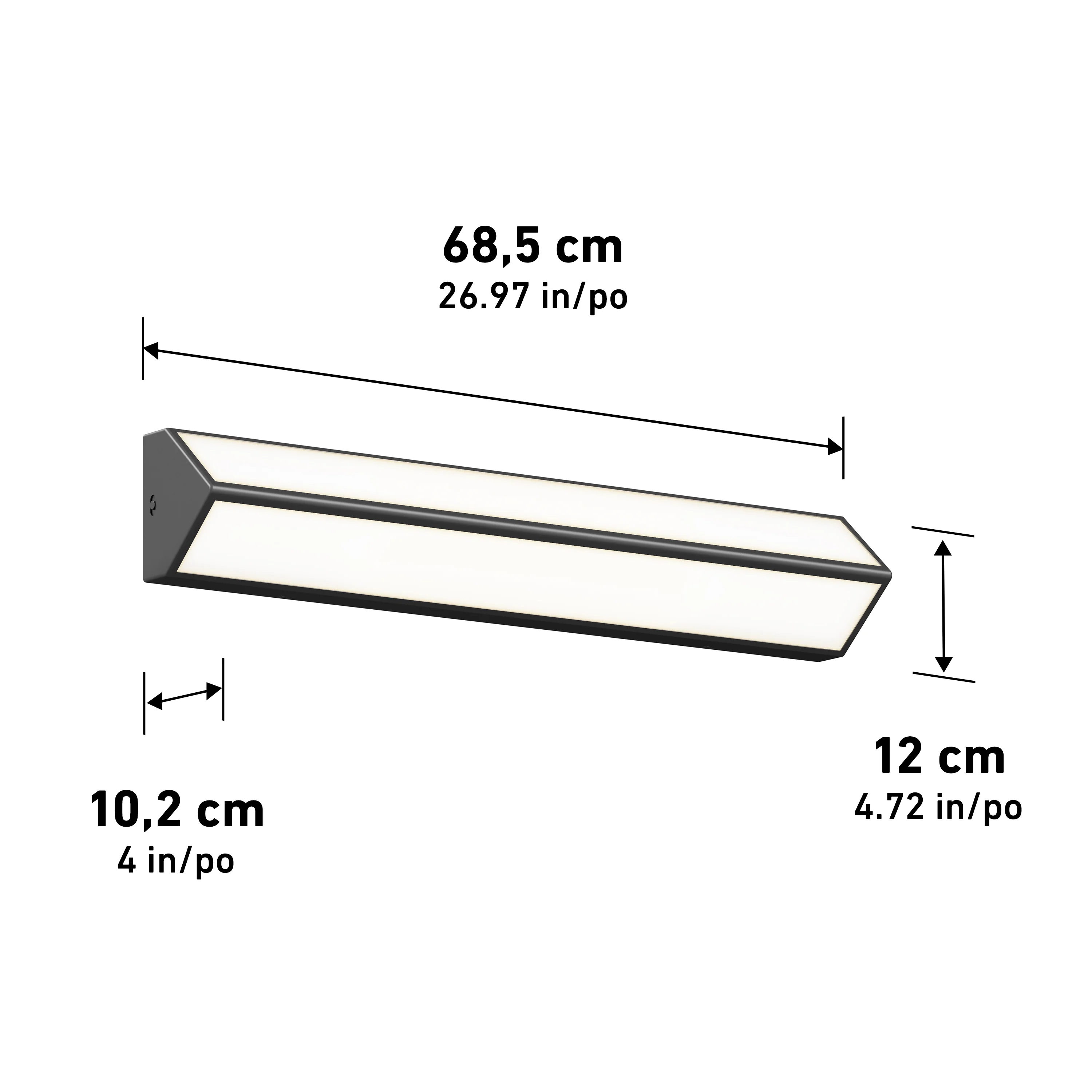 Preston 27-in (69 cm) Integrated LED 3-CCT Vanity Light Bar for Bathroom - Image 14