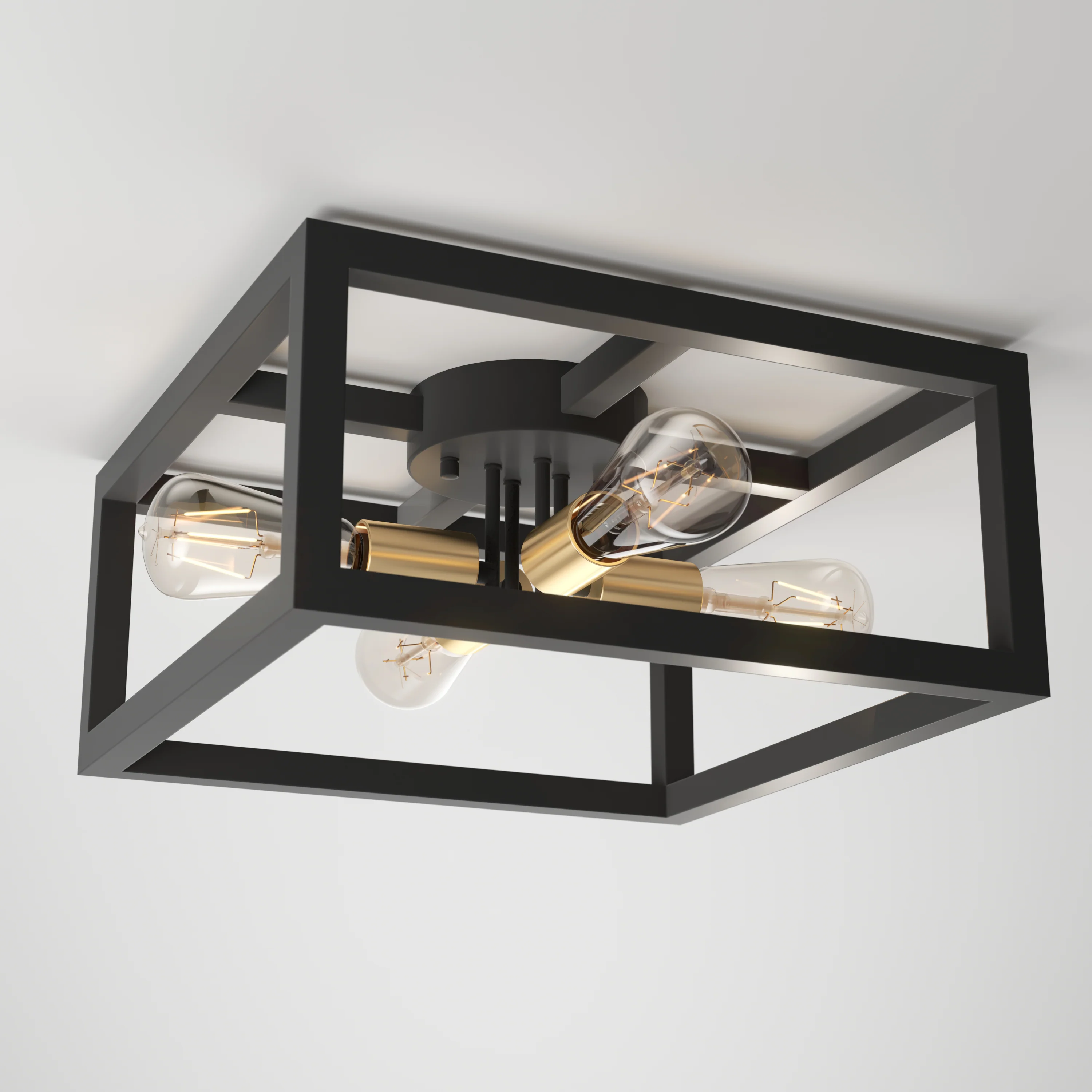 Princeton 4-light 15 in. (38 cm) LED Flush Mount Ceiling Light