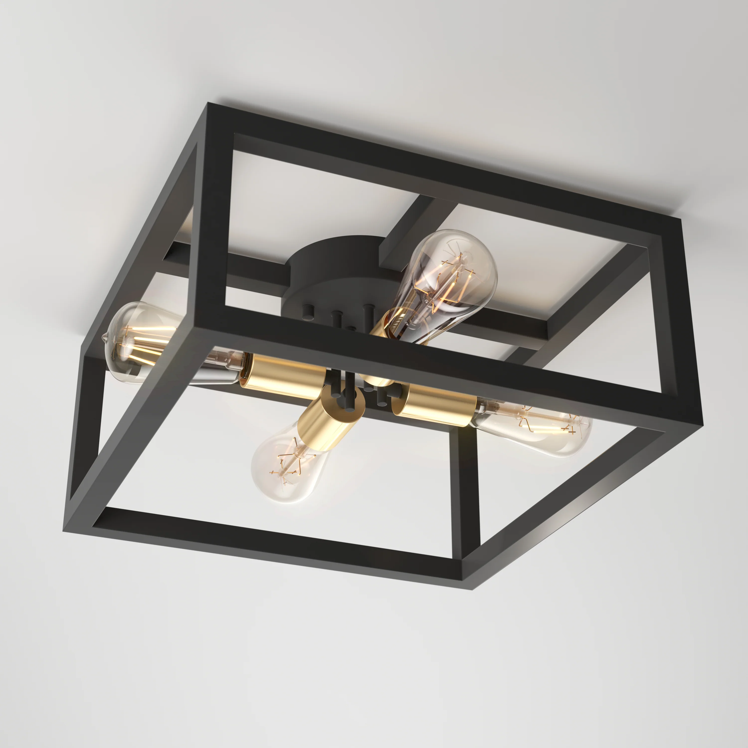 Princeton 4-light 15 in. (38 cm) LED Flush Mount Ceiling Light - Image 3