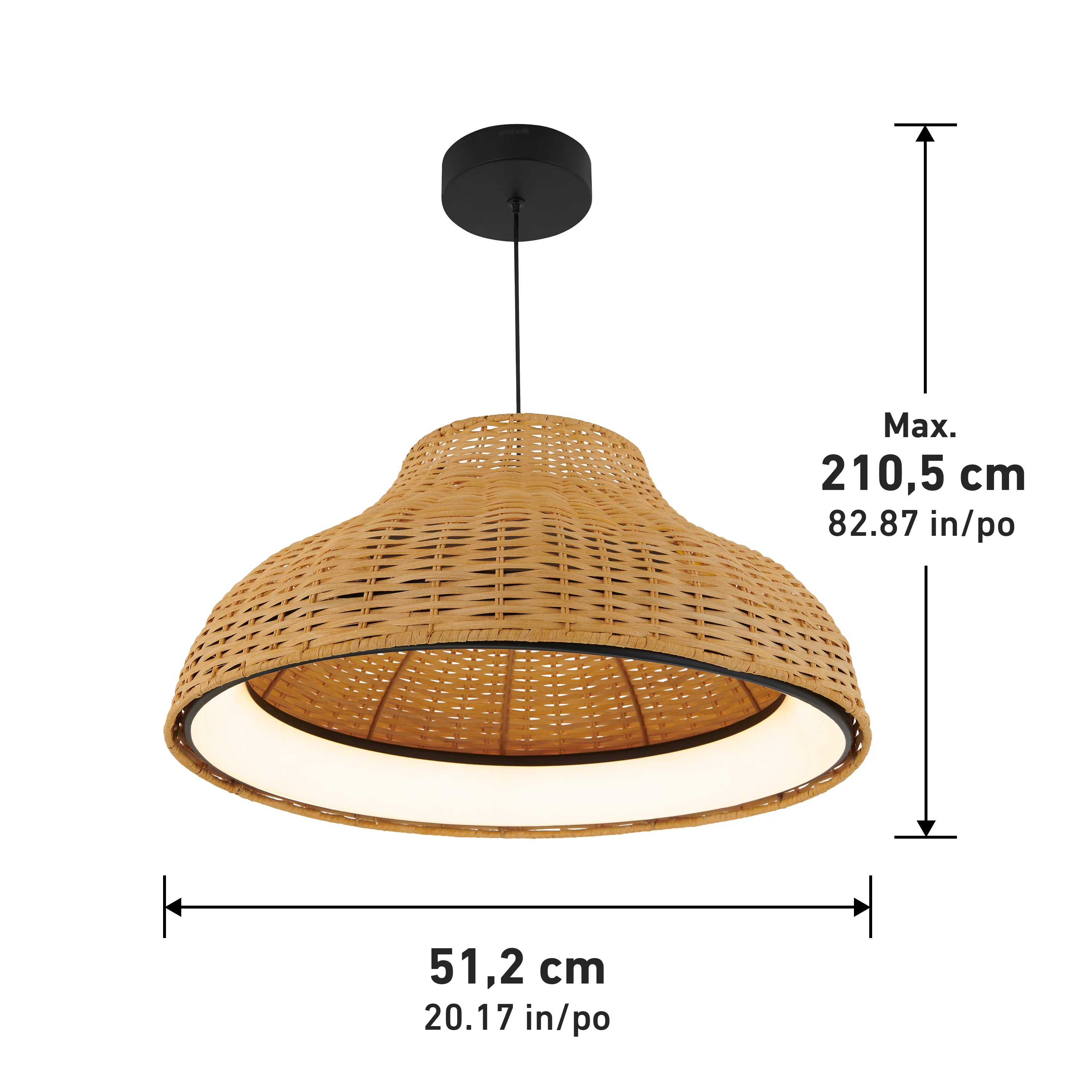 Raina LED pendant light 5 CCT - Image 17