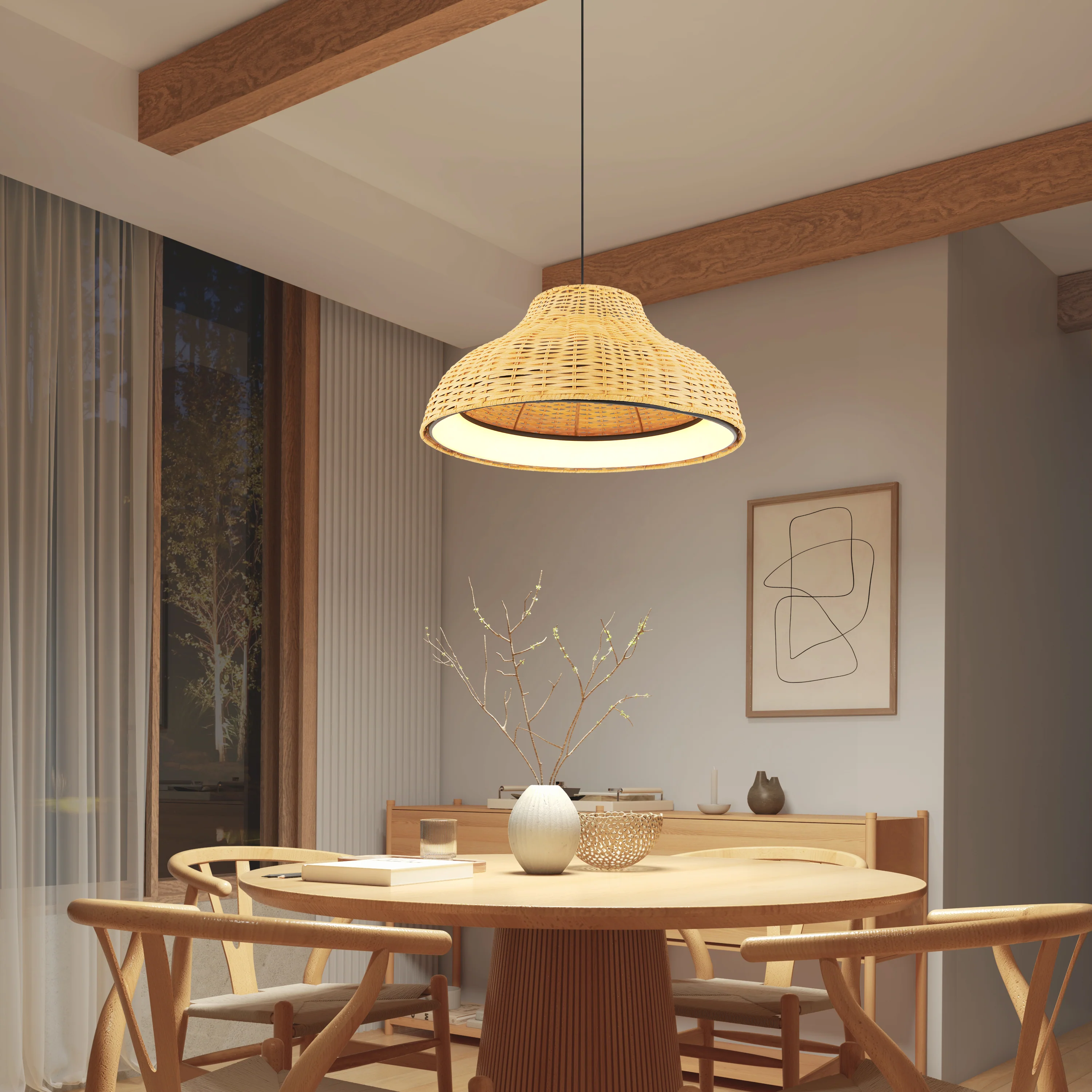 Raina LED pendant light 5 CCT - Image 2