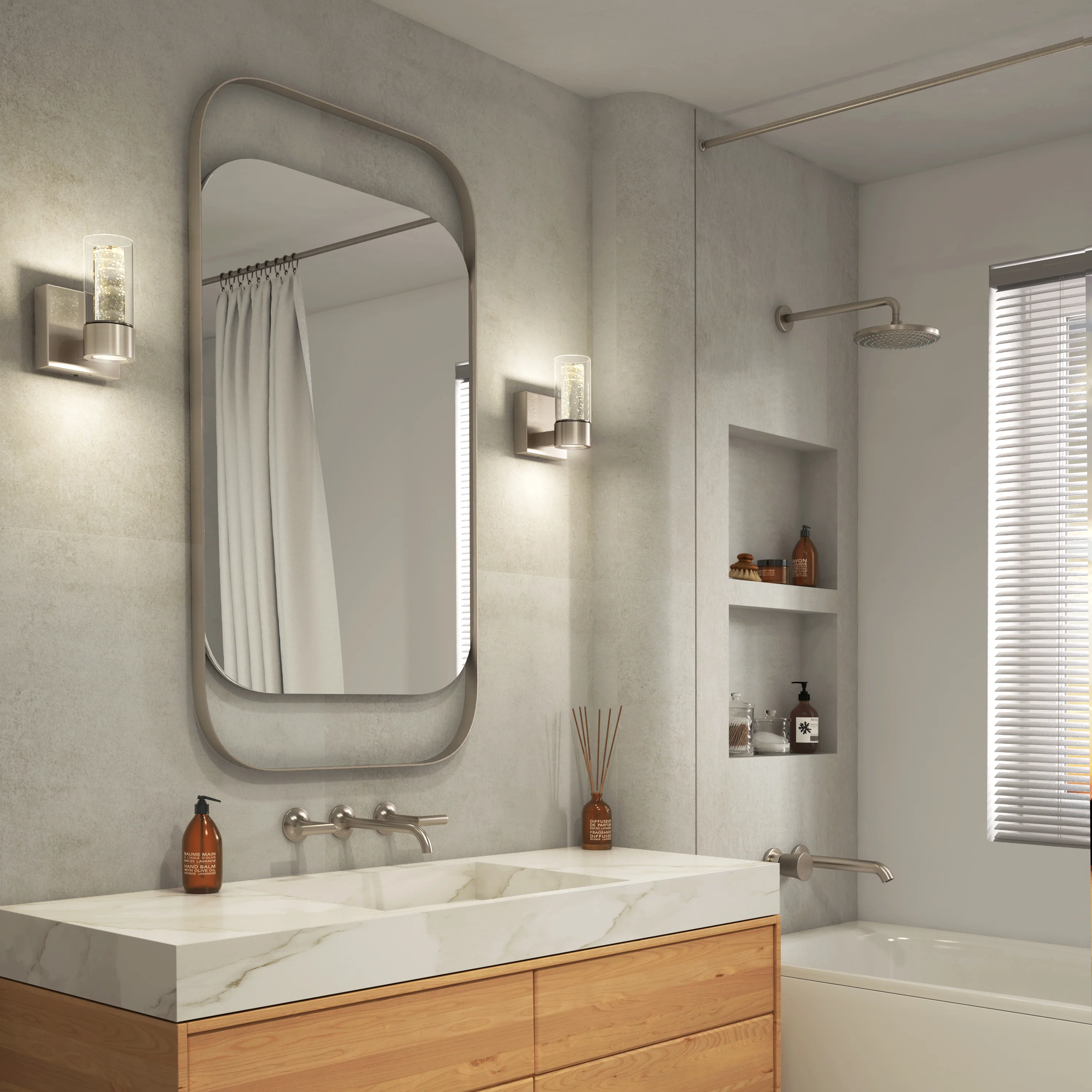Essence 4-in (11 cm) 1-Light Modern LED Vanity Light for Bathroom - Image 20
