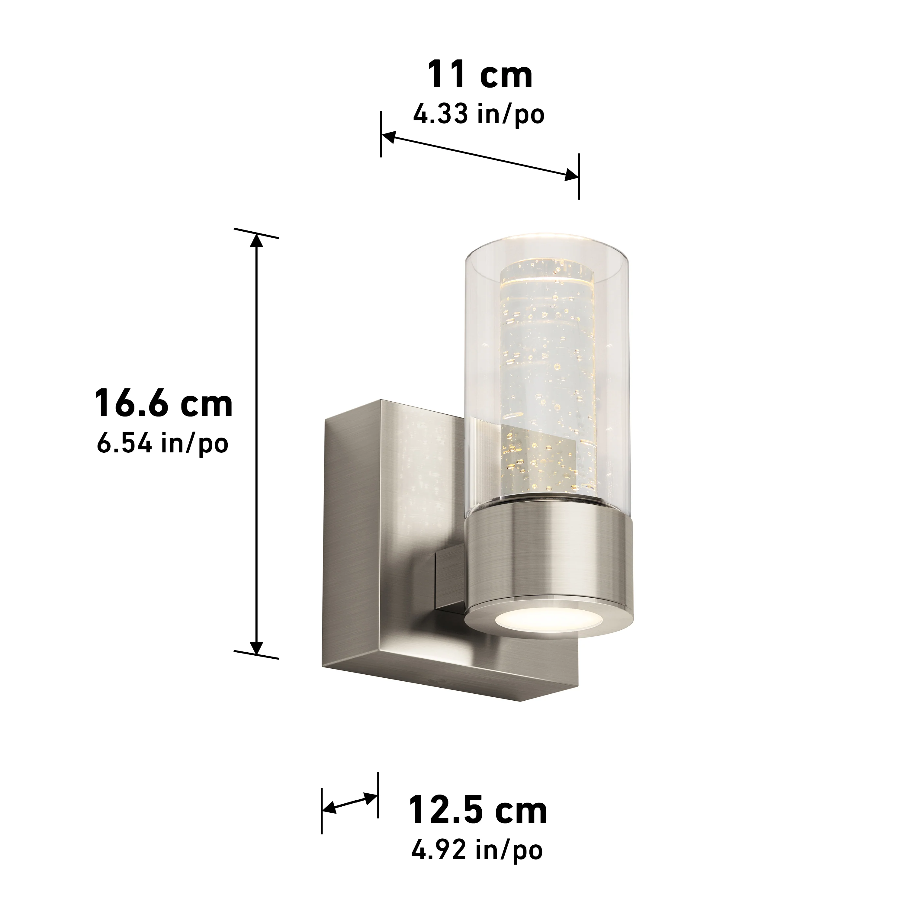 Essence 4-in (11 cm) 1-Light Modern LED Vanity Light for Bathroom - Image 32