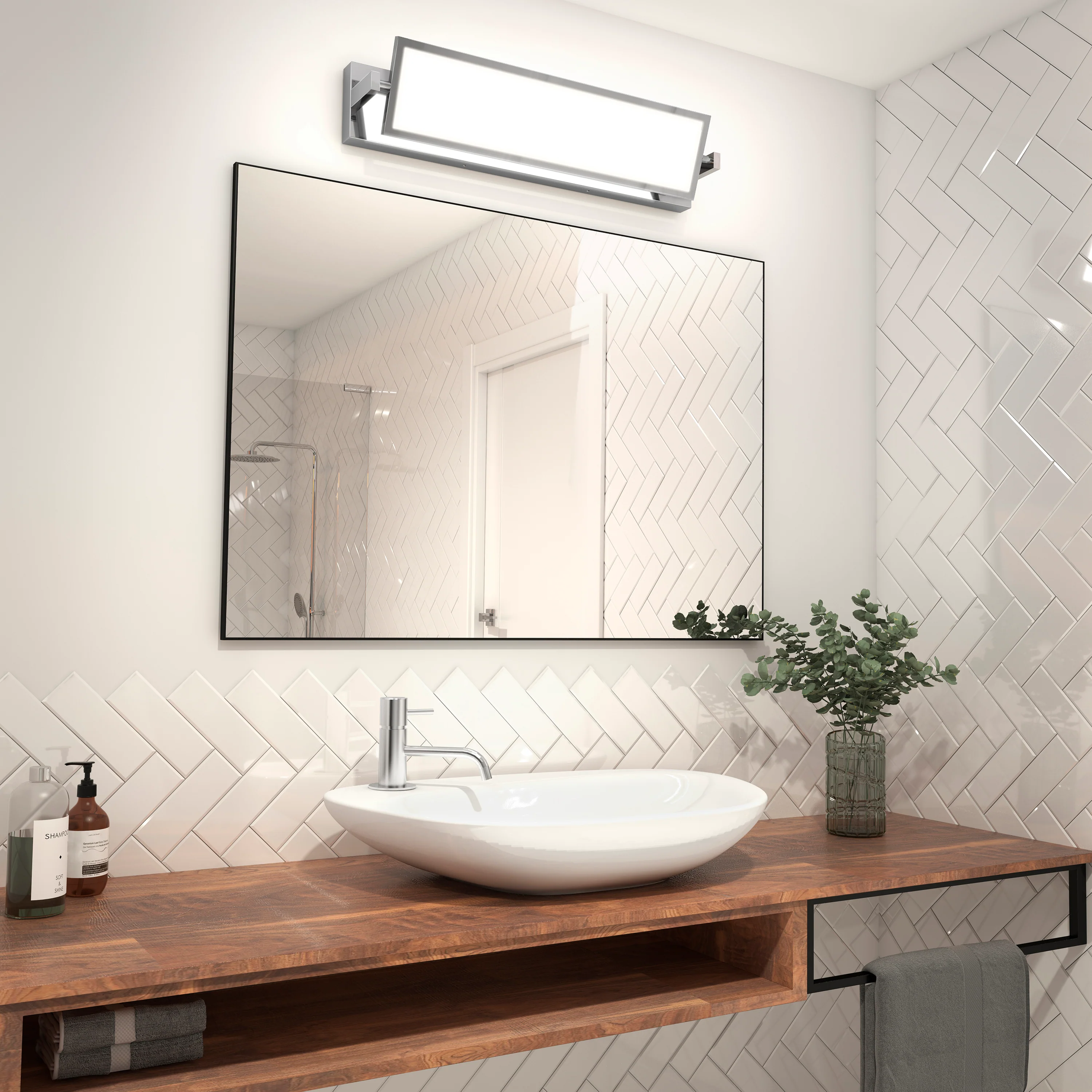 Reflection 27-in (68 cm) Integrated LED Vanity Light Bar for Bathroom - Image 2