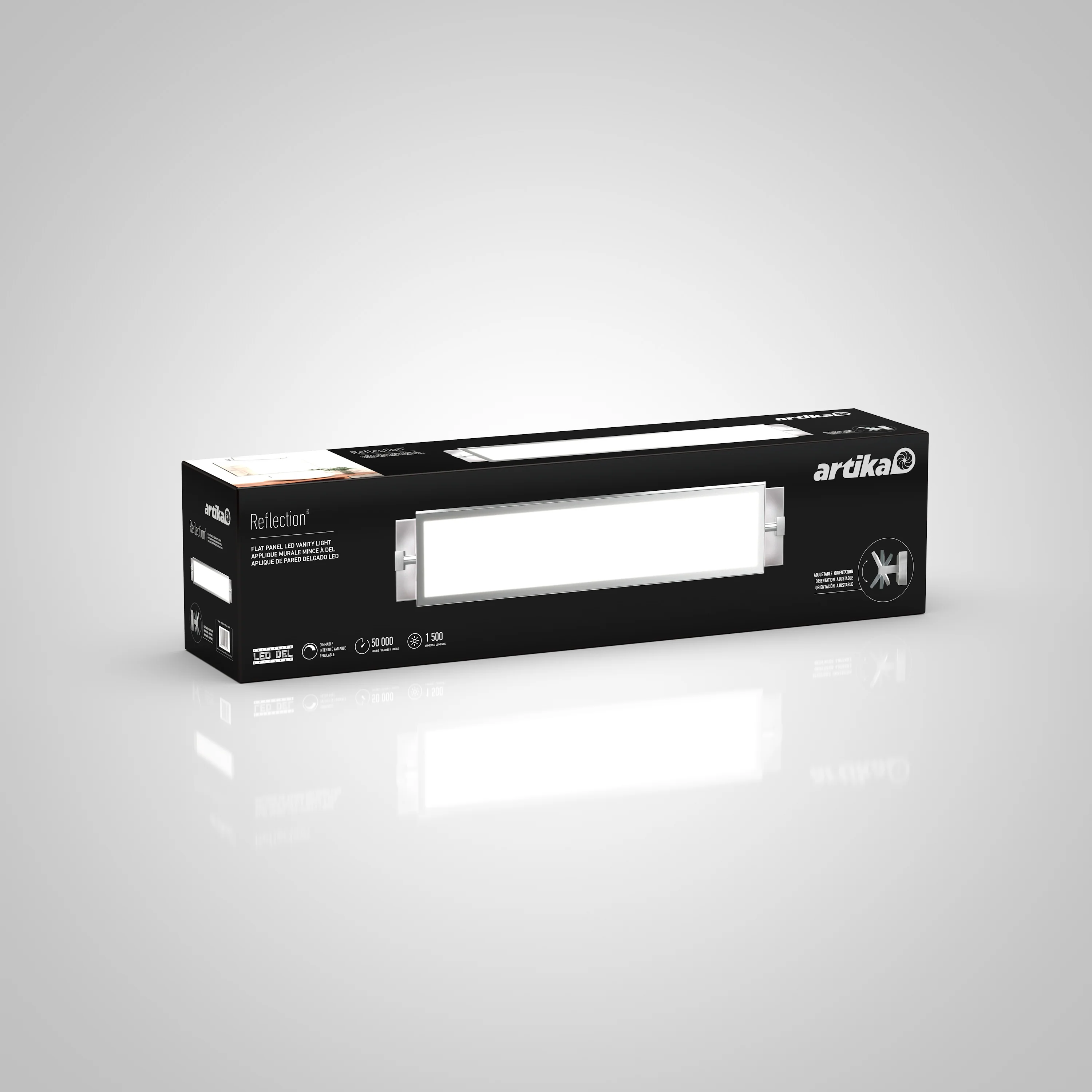 Reflection 27-in (68 cm) Integrated LED Vanity Light Bar for Bathroom - Image 6