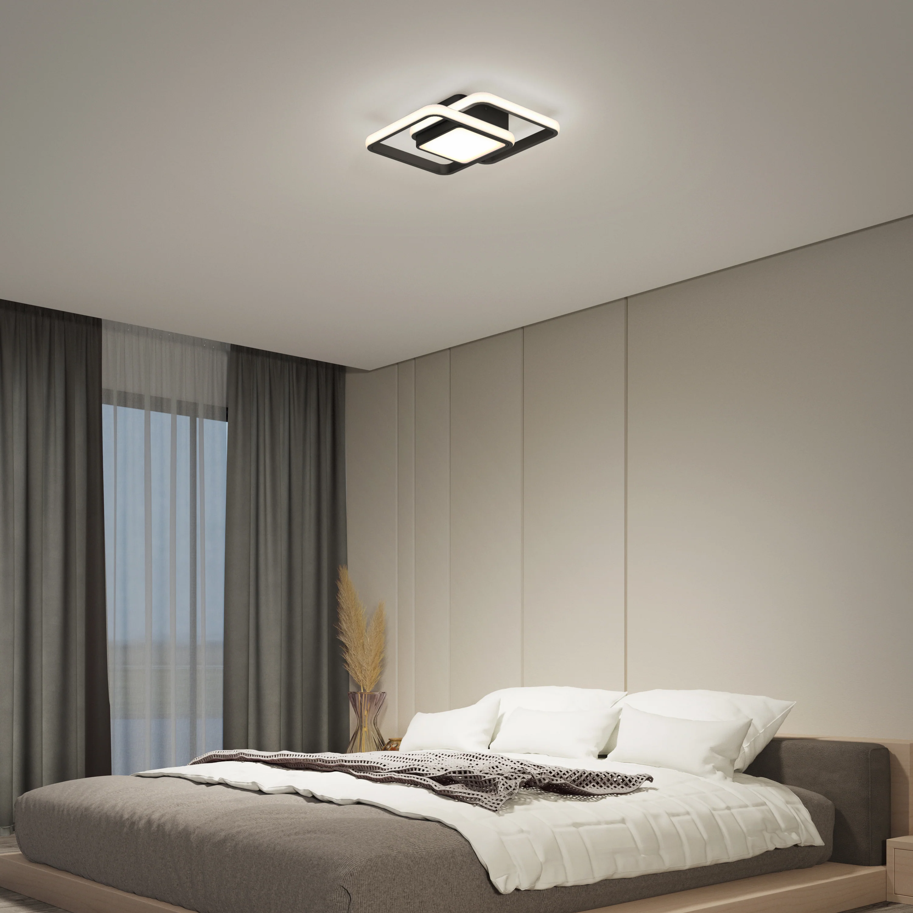 Romeson 11 in. (28 cm) Modern LED Flush Mount Ceiling Light 5 CCT - Image 10
