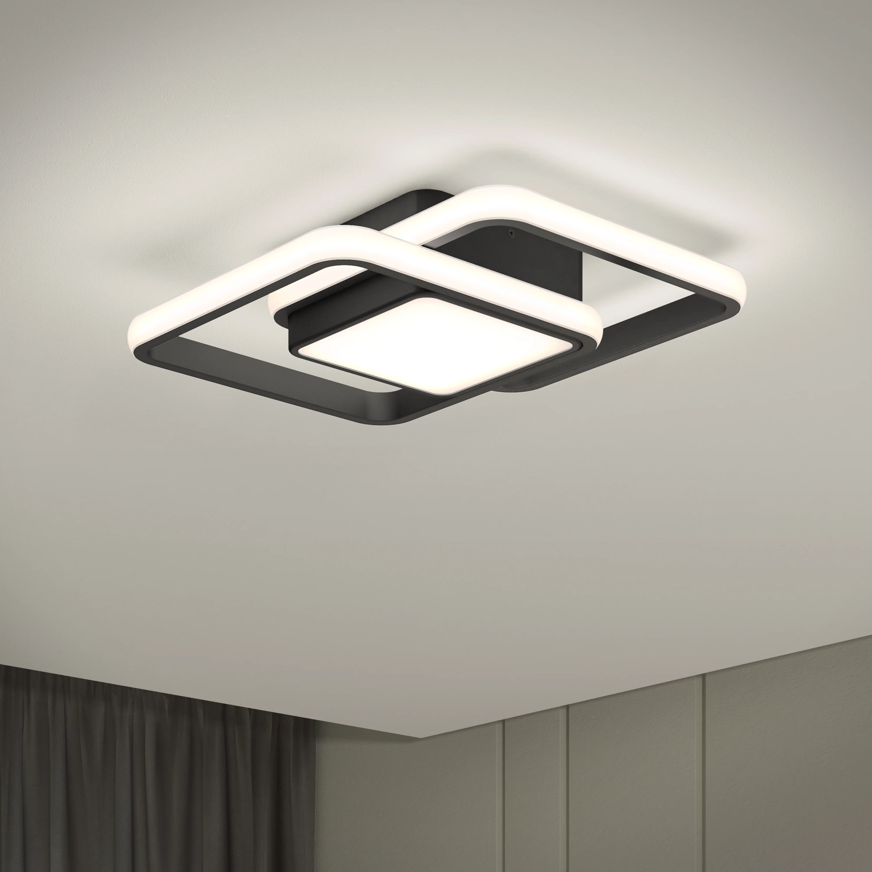 Romeson 11 in. (28 cm) Modern LED Flush Mount Ceiling Light 5 CCT - Image 11