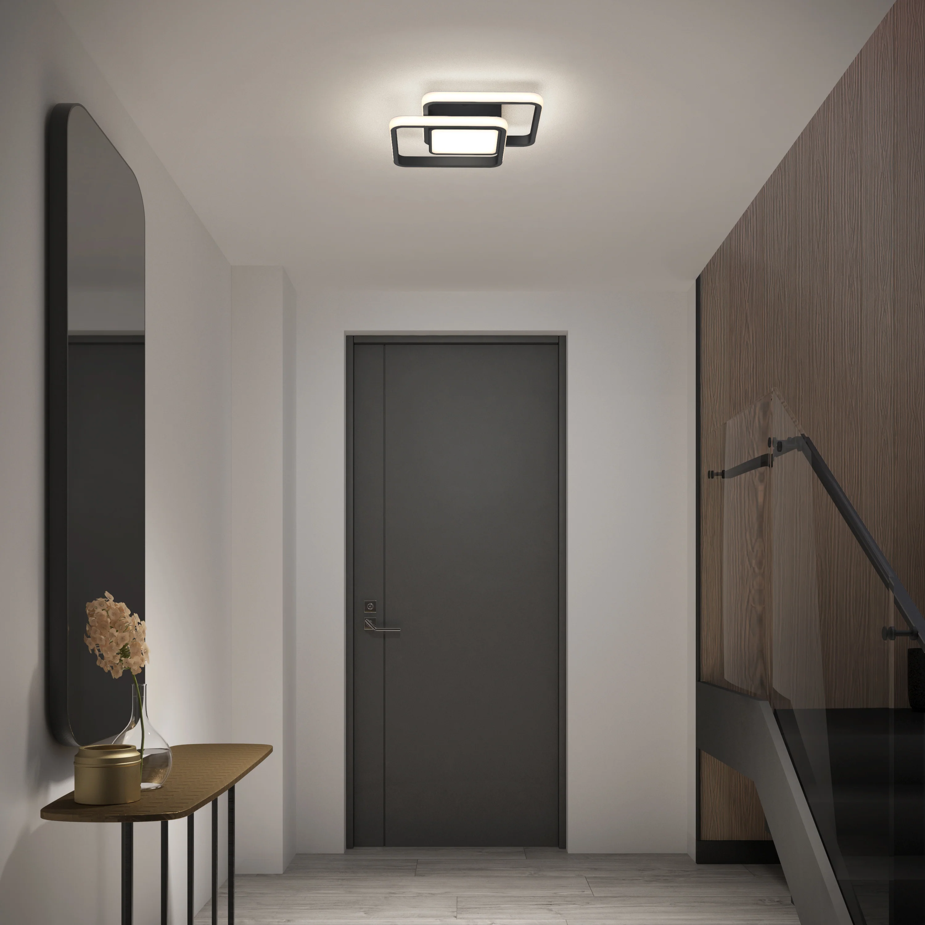 Romeson 11 in. (28 cm) Modern LED Flush Mount Ceiling Light 5 CCT - Image 2