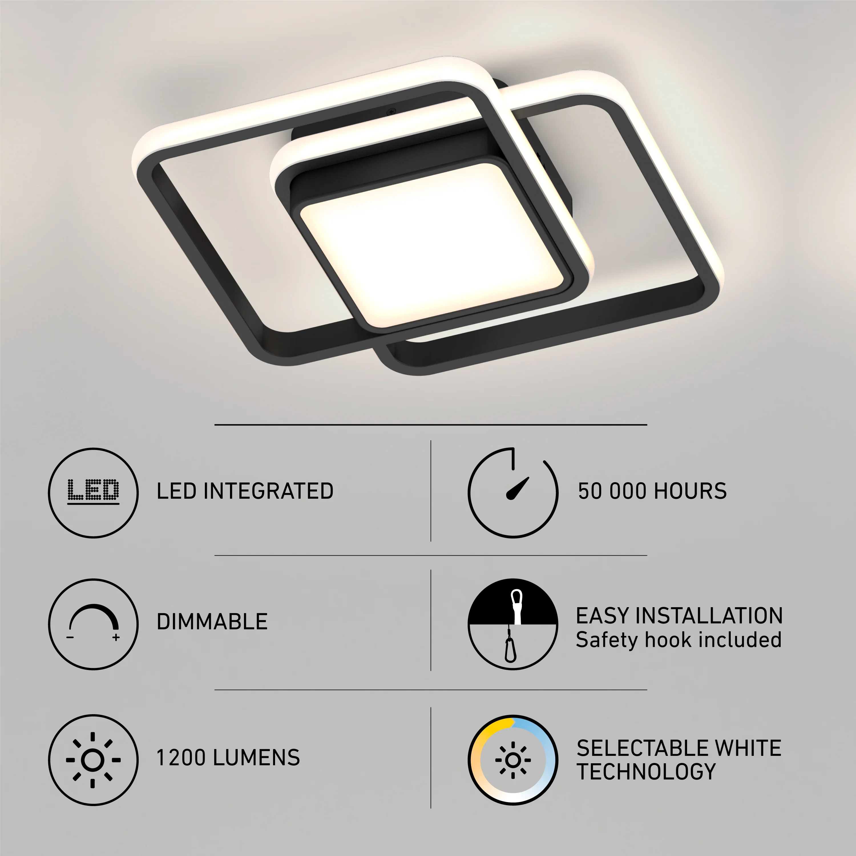 Romeson 11 in. (28 cm) Modern LED Flush Mount Ceiling Light 5 CCT - Image 9