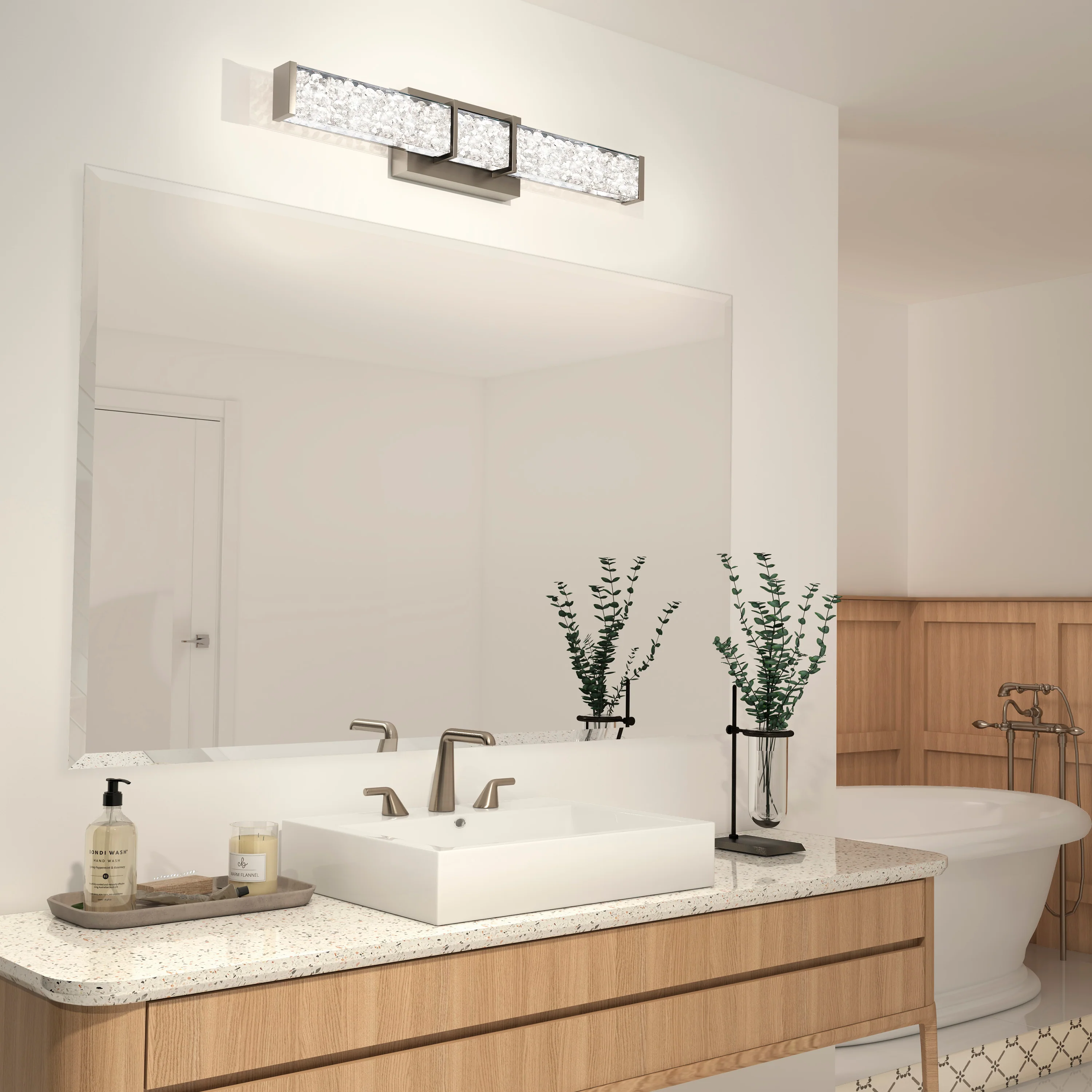 Royale 27-in (69 cm) Integrated LED Vanity Light Bar for Bathroom
