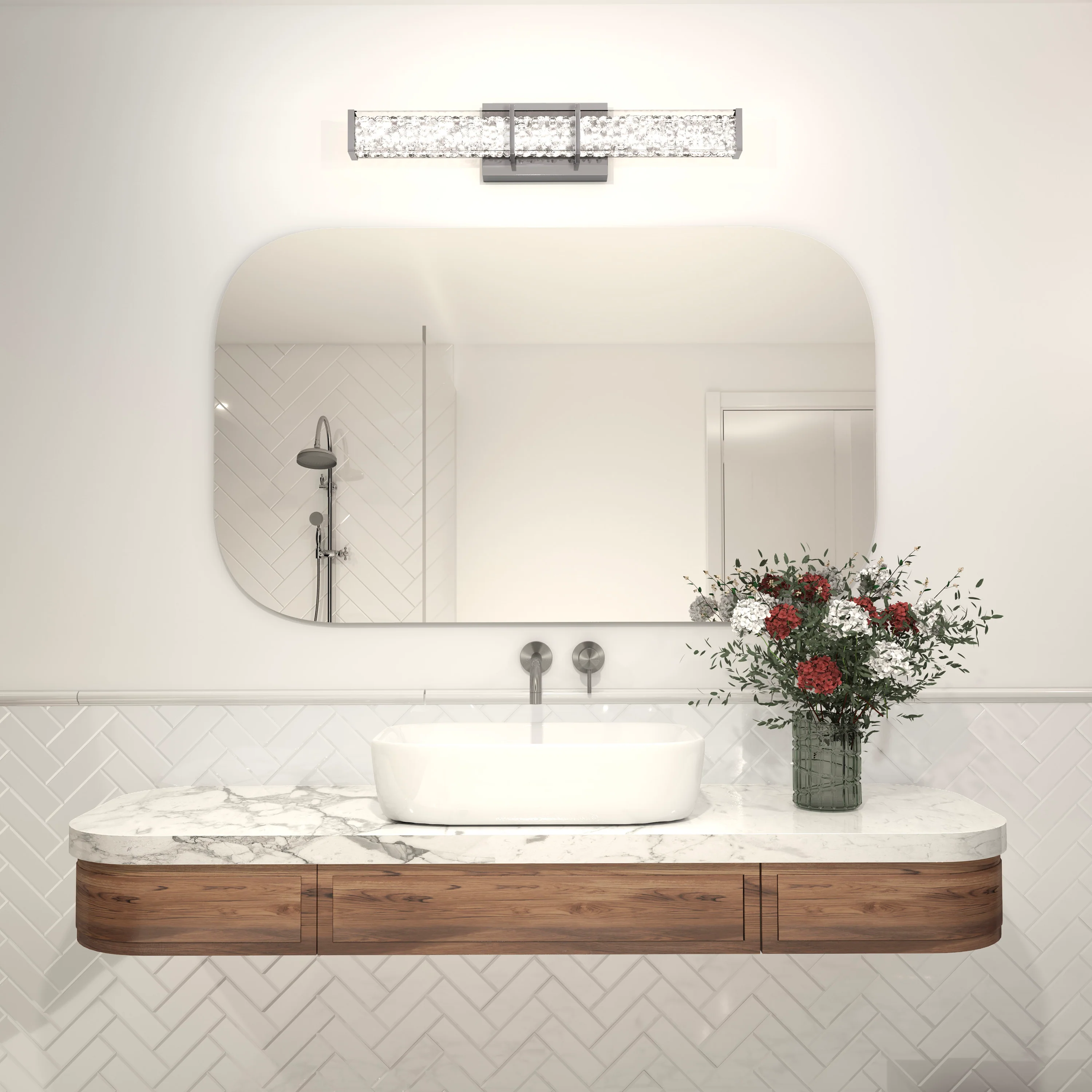 Royale 27-in (69 cm) Integrated LED Vanity Light Bar for Bathroom - Image 7