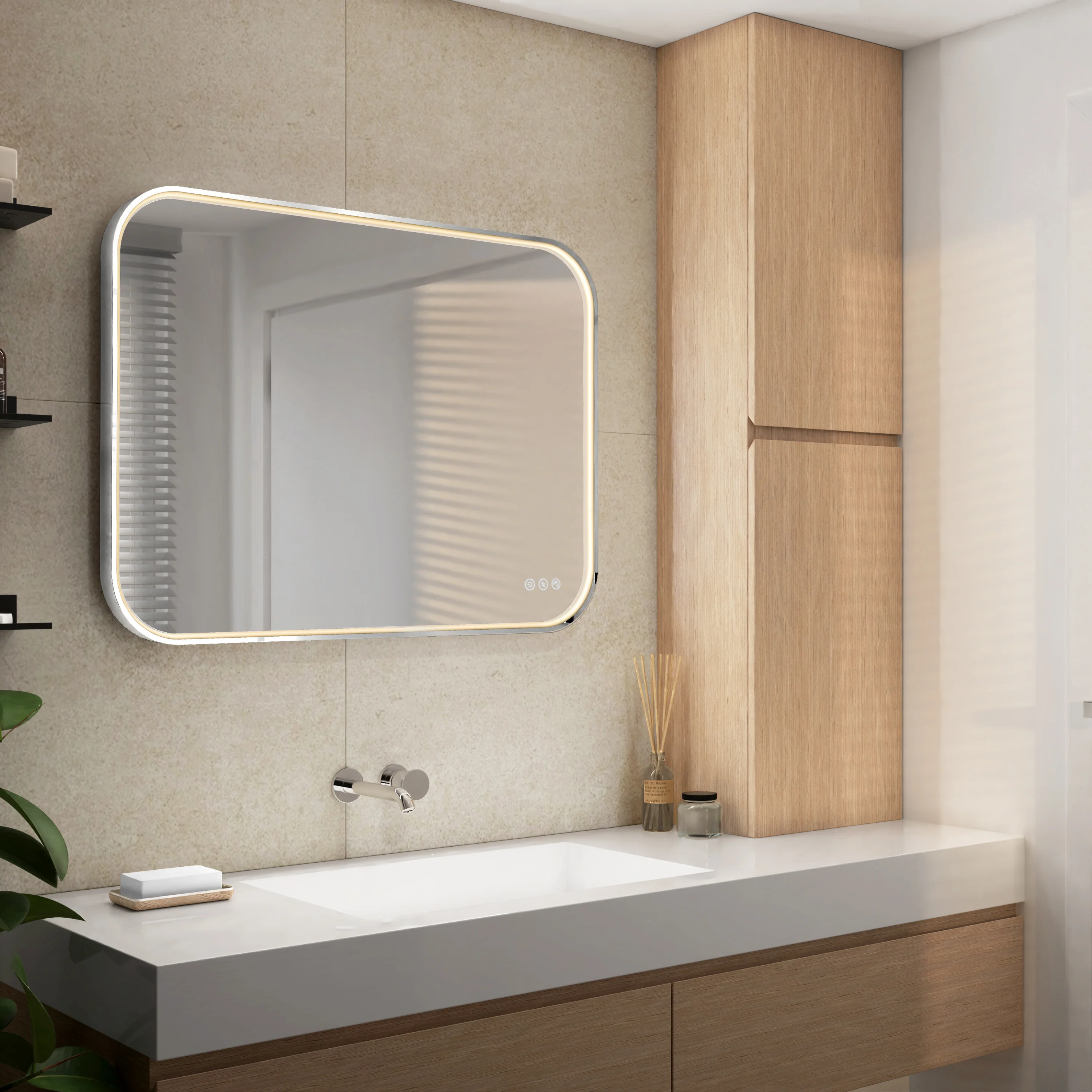 Royce 24 in. x 32 in. (61 x 81 cm) Dimmable Anti-Fog LED Mirror - Image 23
