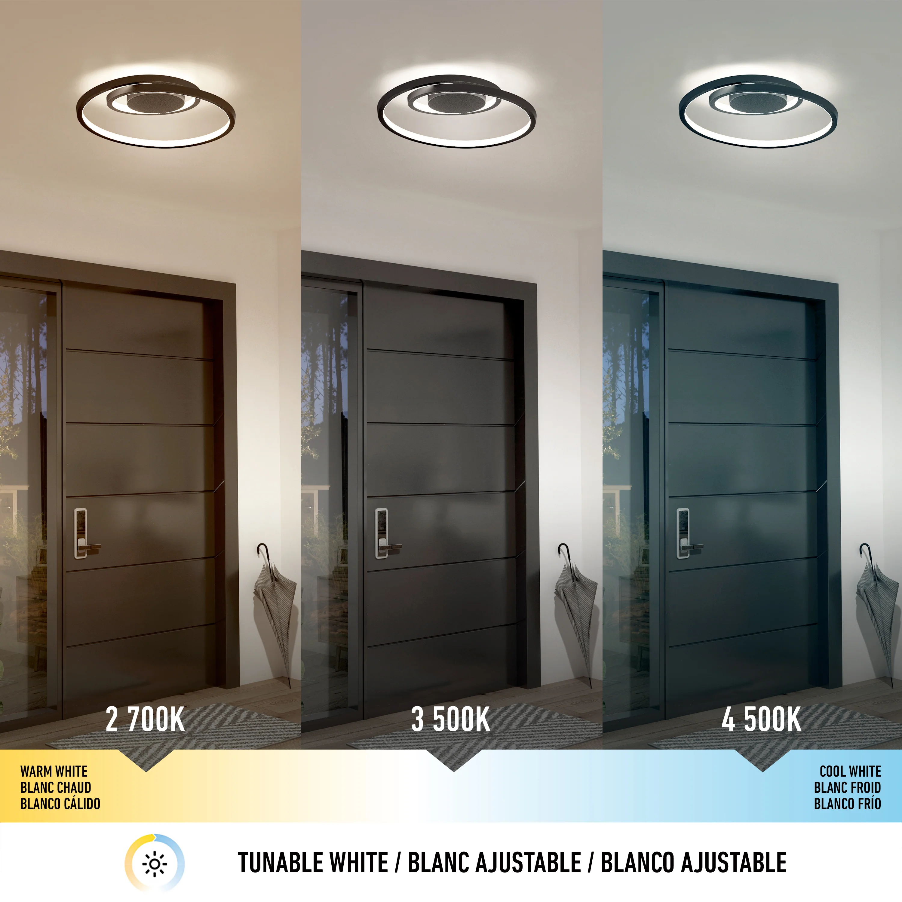 Salto 14 in. (36 cm) Modern LED Flush Mount Ceiling Light - Image 7