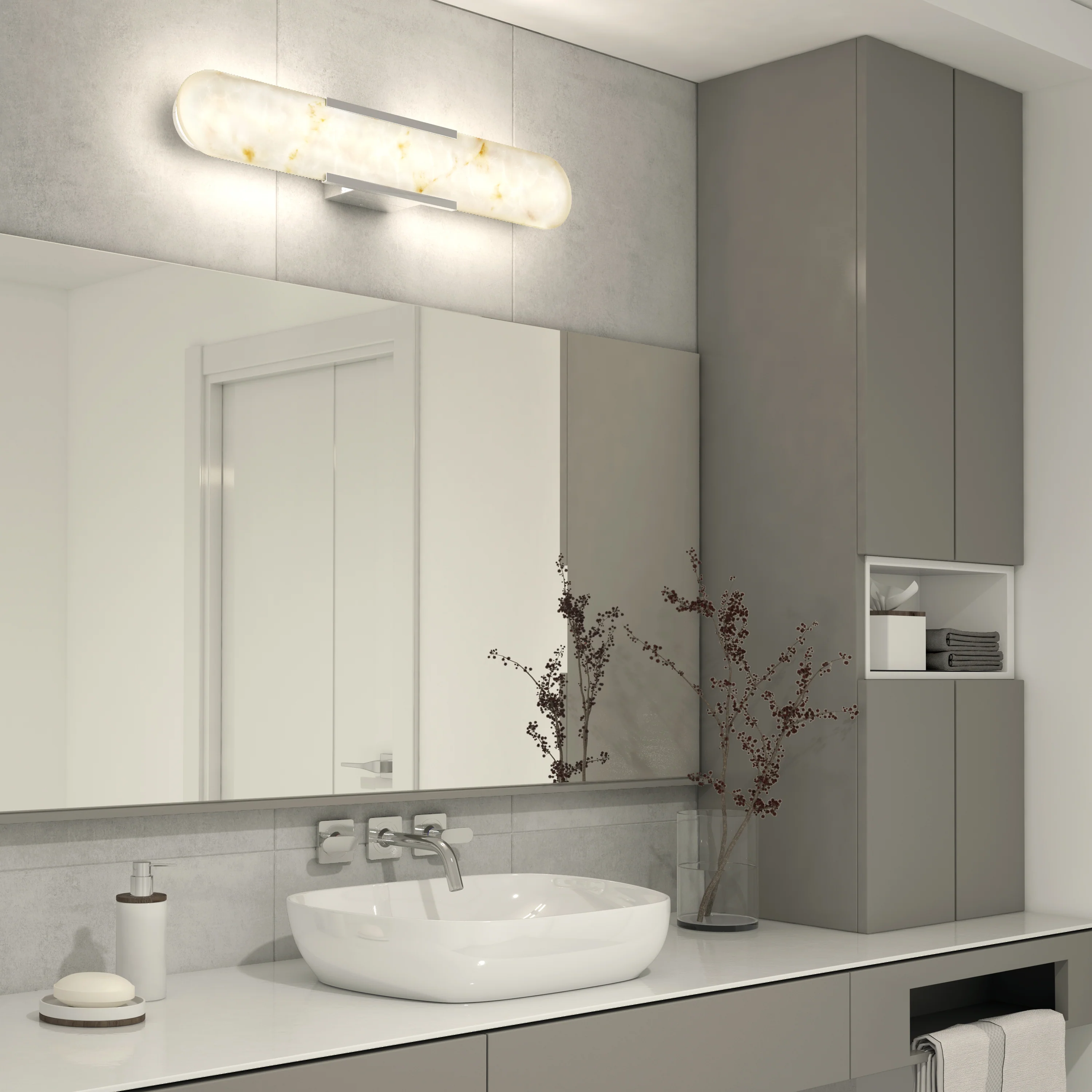 Selena 27-in (69 cm) Integrated LED 3-CCT Vanity Light Bar for Bathroom