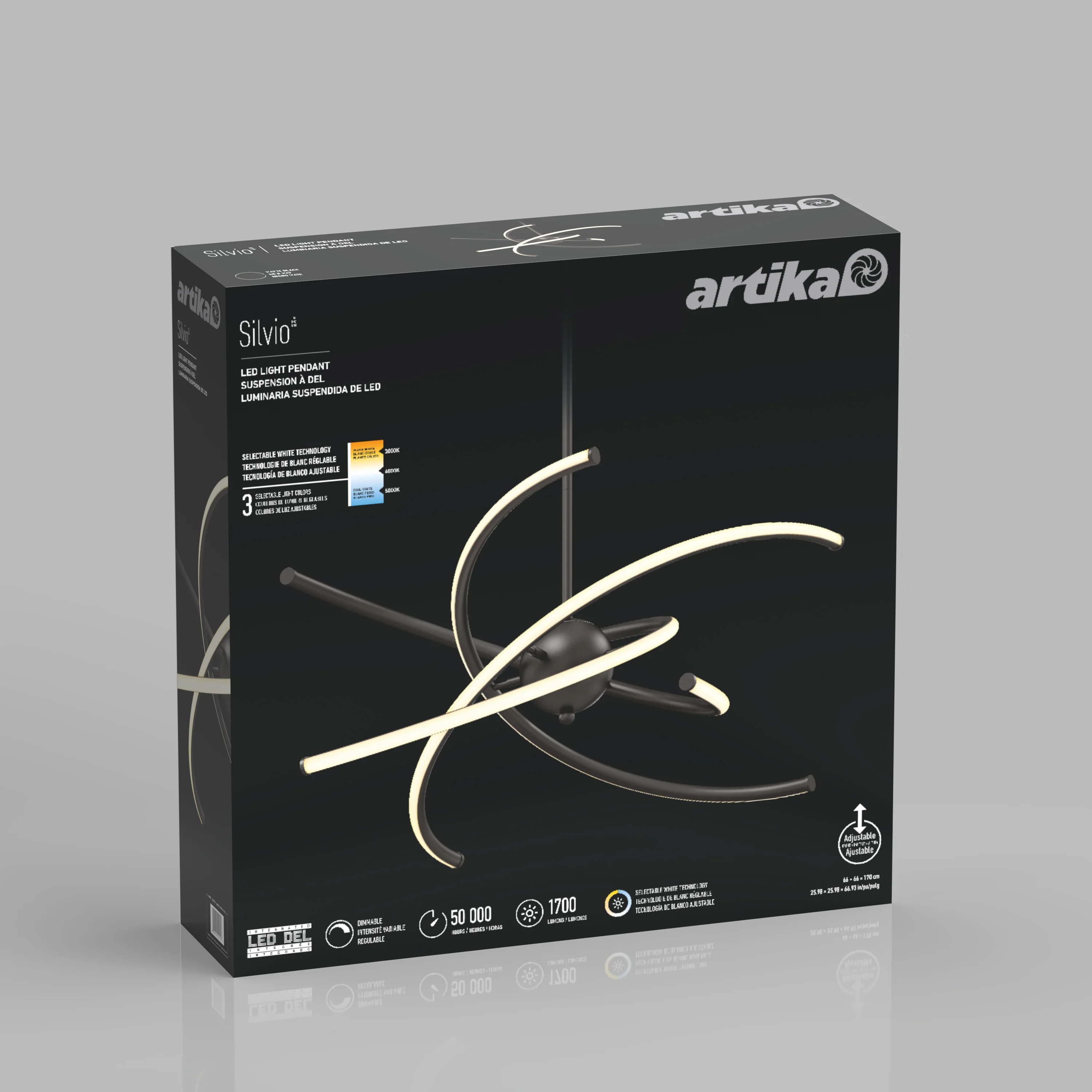 Silvio LED pendant light 3 CCT - Image 13